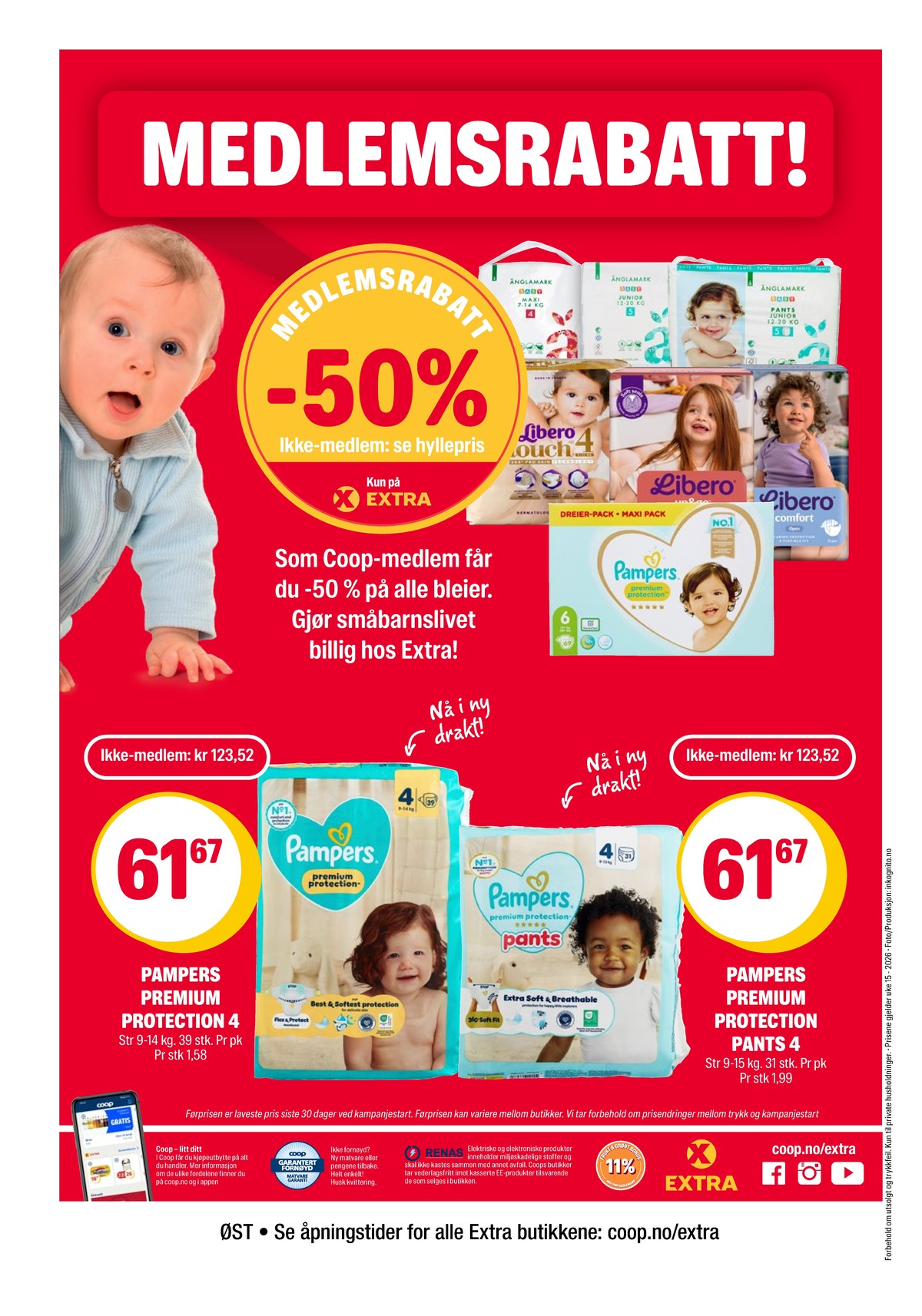 Se Coop Extra kundeavis for uge 15 på Tilbudsuken.no. Se gode tilbud på mange varer. Les kundeavisen her! Side 22