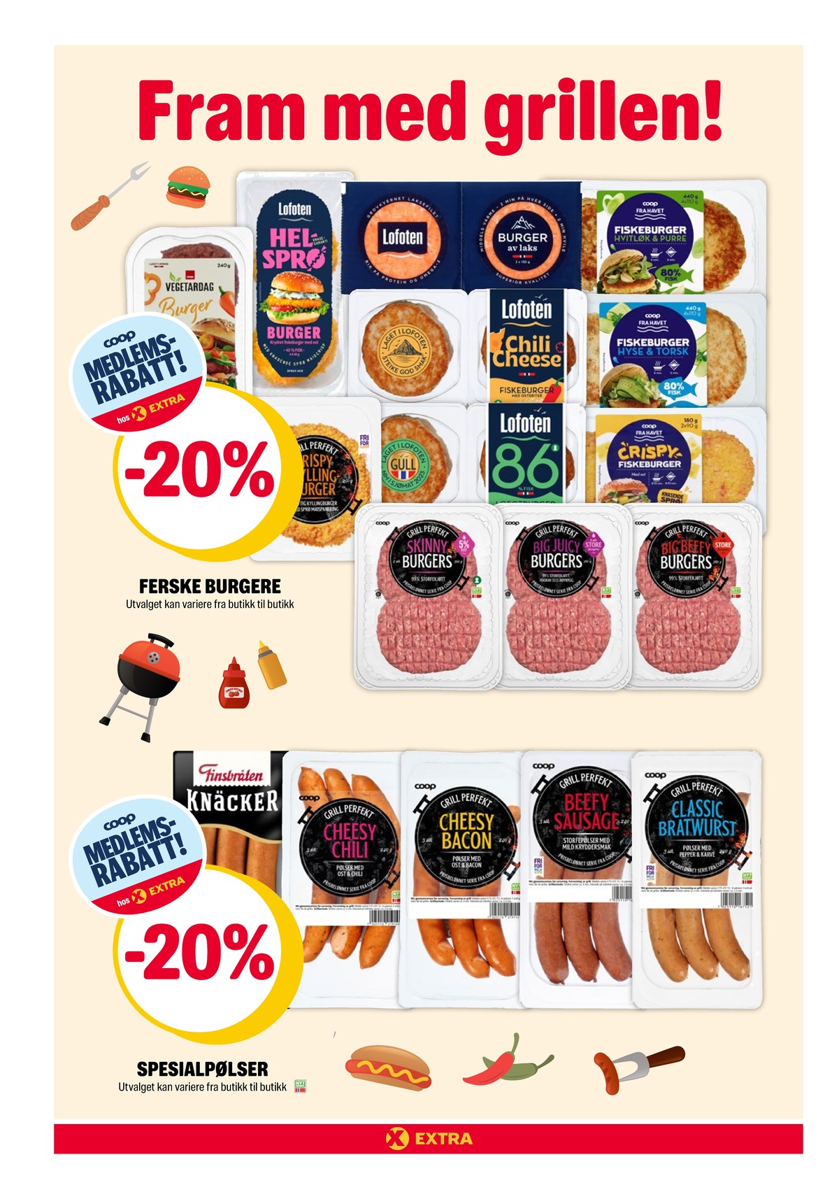 Se Coop Extra kundeavis for uge 15 på Tilbudsuken.no. Se gode tilbud på mange varer. Les kundeavisen her! Side 4