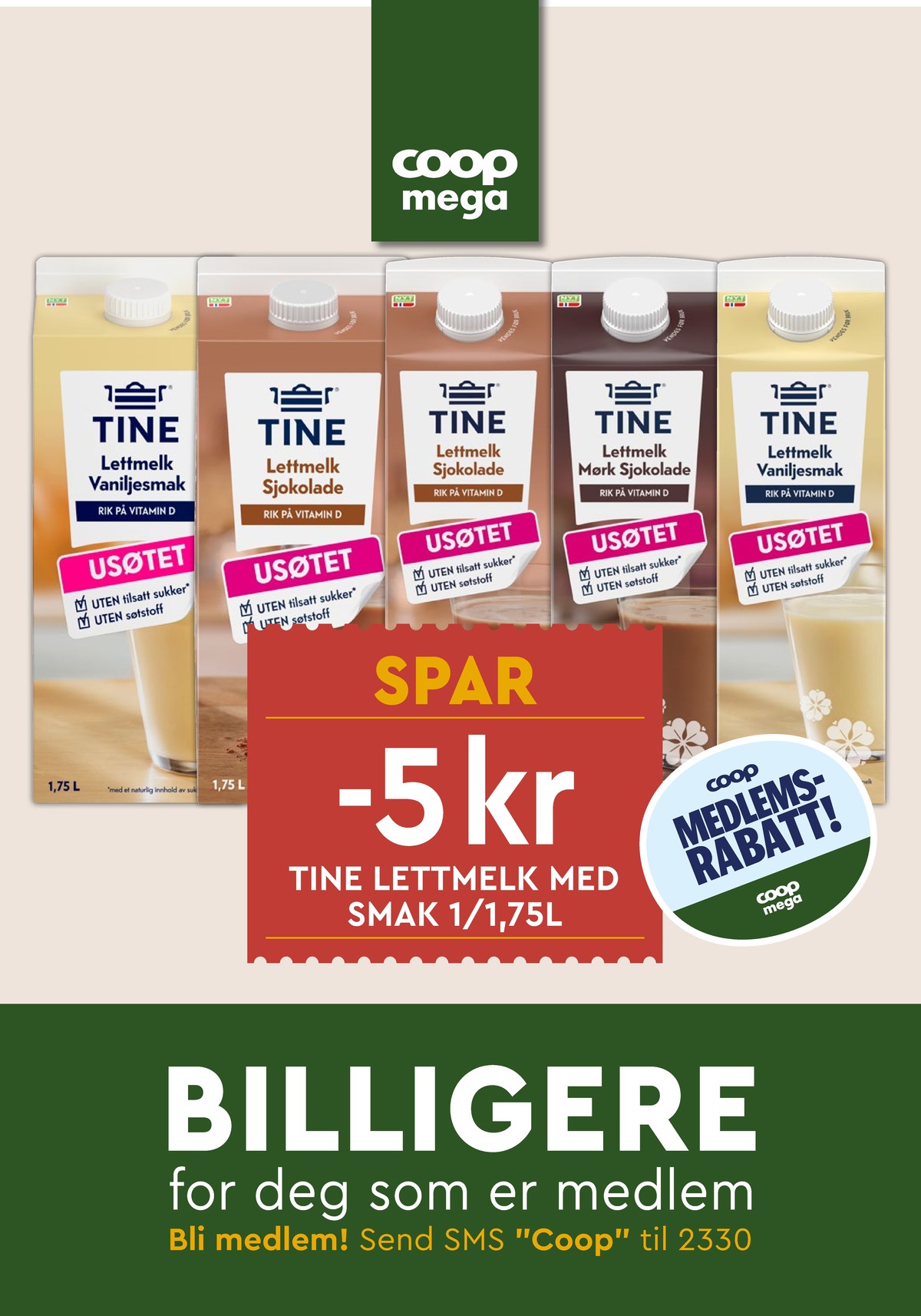 Se Coop Mega kundeavis for uge 15 på Tilbudsuken.no. Se gode tilbud på mange varer. Les kundeavisen her! Side 17