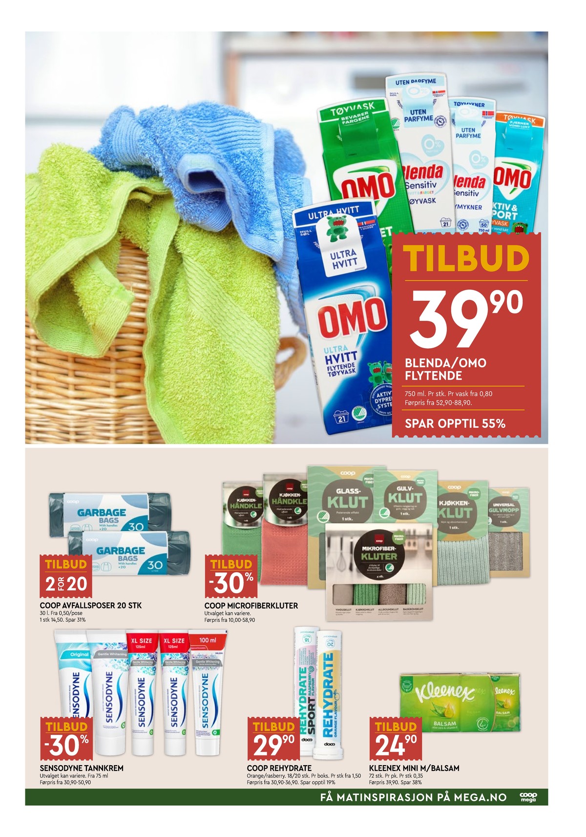 Se Coop Mega kundeavis for uge 15 på Tilbudsuken.no. Se gode tilbud på mange varer. Les kundeavisen her! Side 7