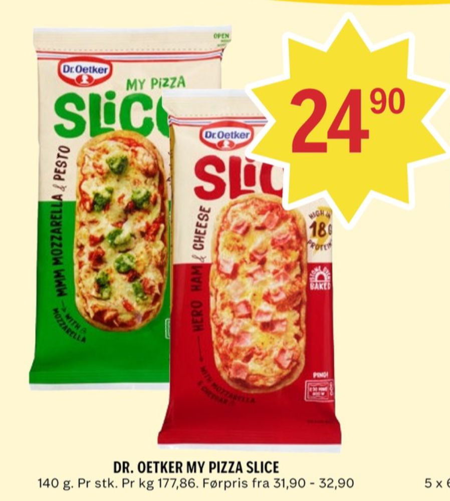 My pizza slice, Pizza Hero Ham & Cheese