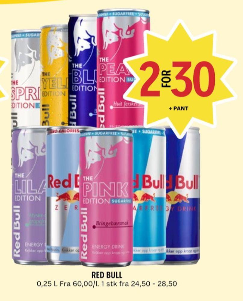 Red Bull, Energidrikk