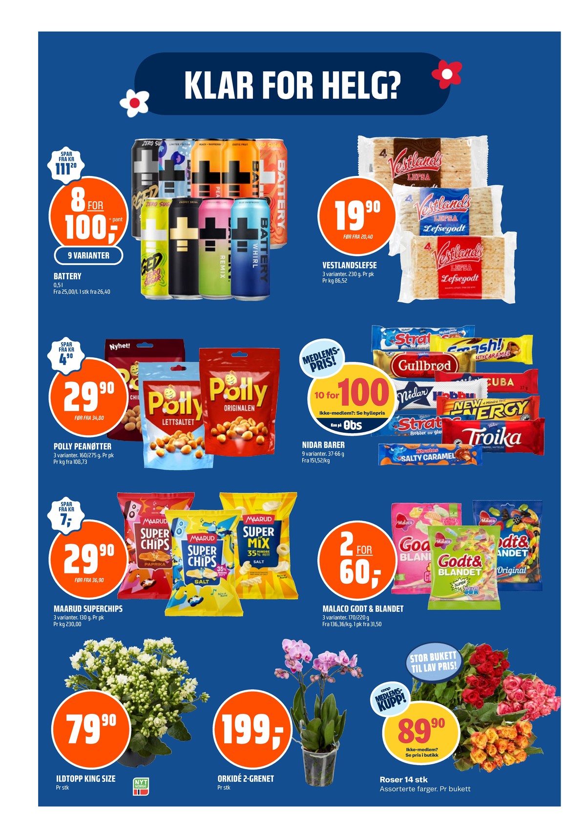 Se Coop Obs kundeavis for uge 15 på Tilbudsuken.no. Se gode tilbud på mange varer. Les kundeavisen her! Side 12