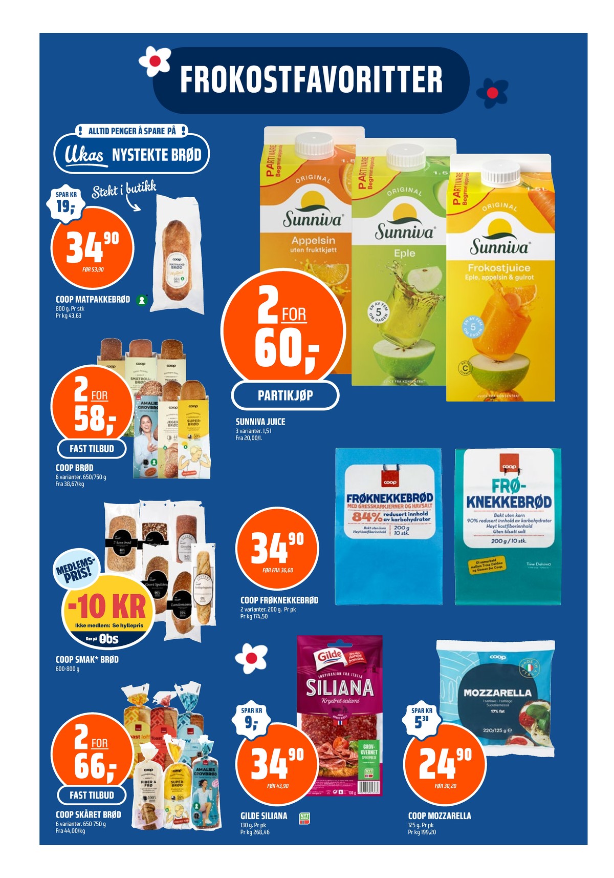 Se Coop Obs kundeavis for uge 15 på Tilbudsuken.no. Se gode tilbud på mange varer. Les kundeavisen her! Side 4