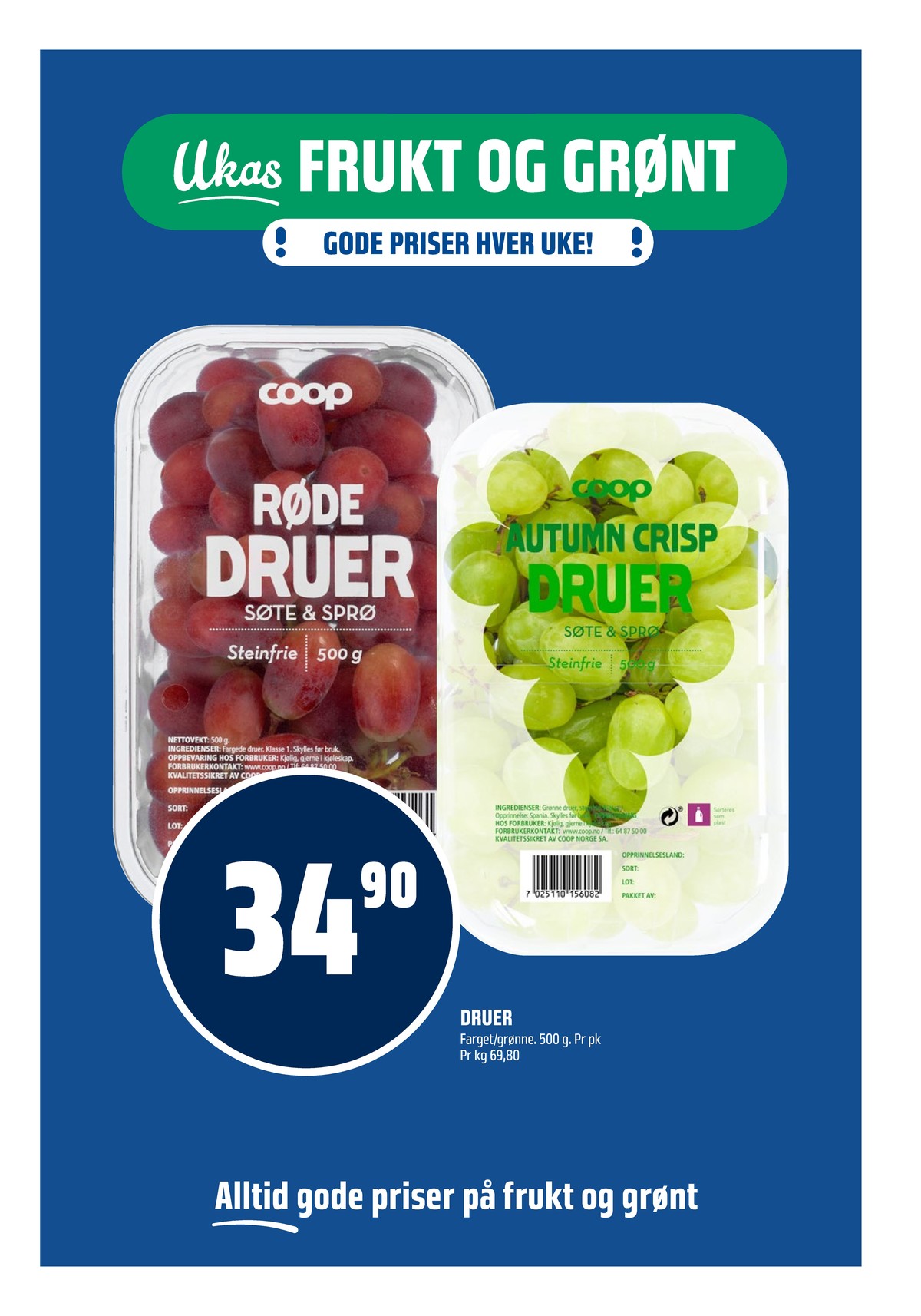 Se Coop Obs kundeavis for uge 15 på Tilbudsuken.no. Se gode tilbud på mange varer. Les kundeavisen her! Side 7