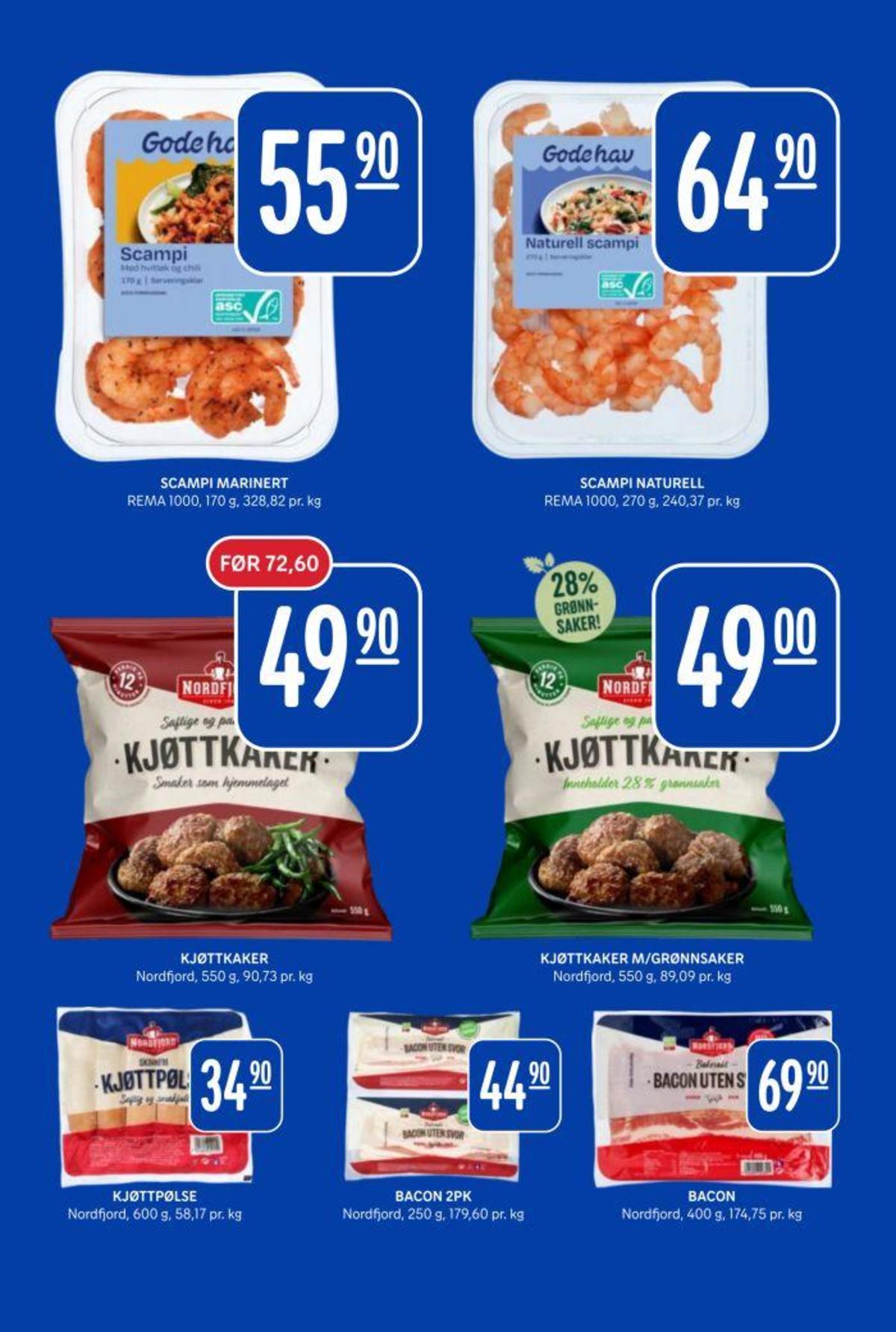 Se Rema 1000 kundeavis for uke 15 på Tilbudsuken.no. Se gode tilbud på mange varer, f.eks. scampi godehav eller scampi rema 1000. Les kundeavisen her! Side 20