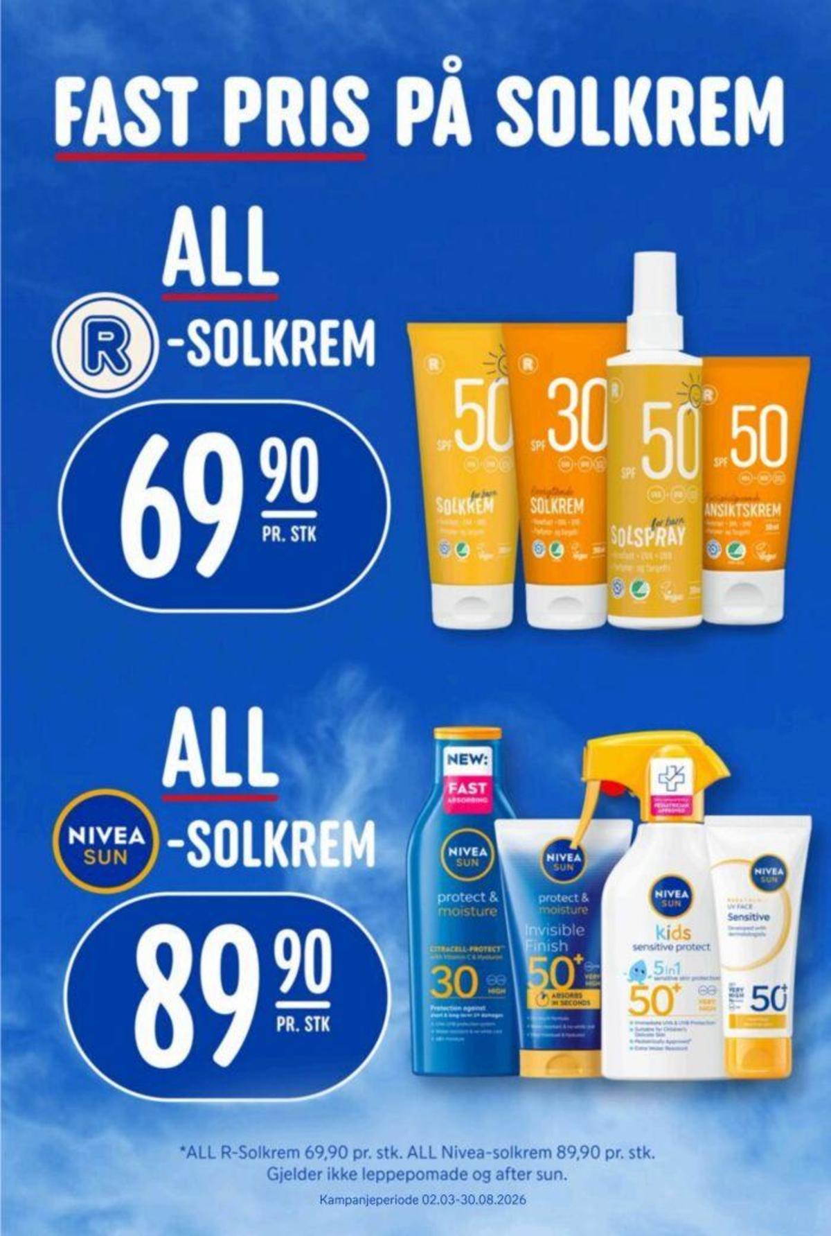 Se Rema 1000 kundeavis for uke 15 på Tilbudsuken.no. Se gode tilbud på mange varer, f.eks. solkrem rema 1000 eller solkrem nivea. Les kundeavisen her! Side 26