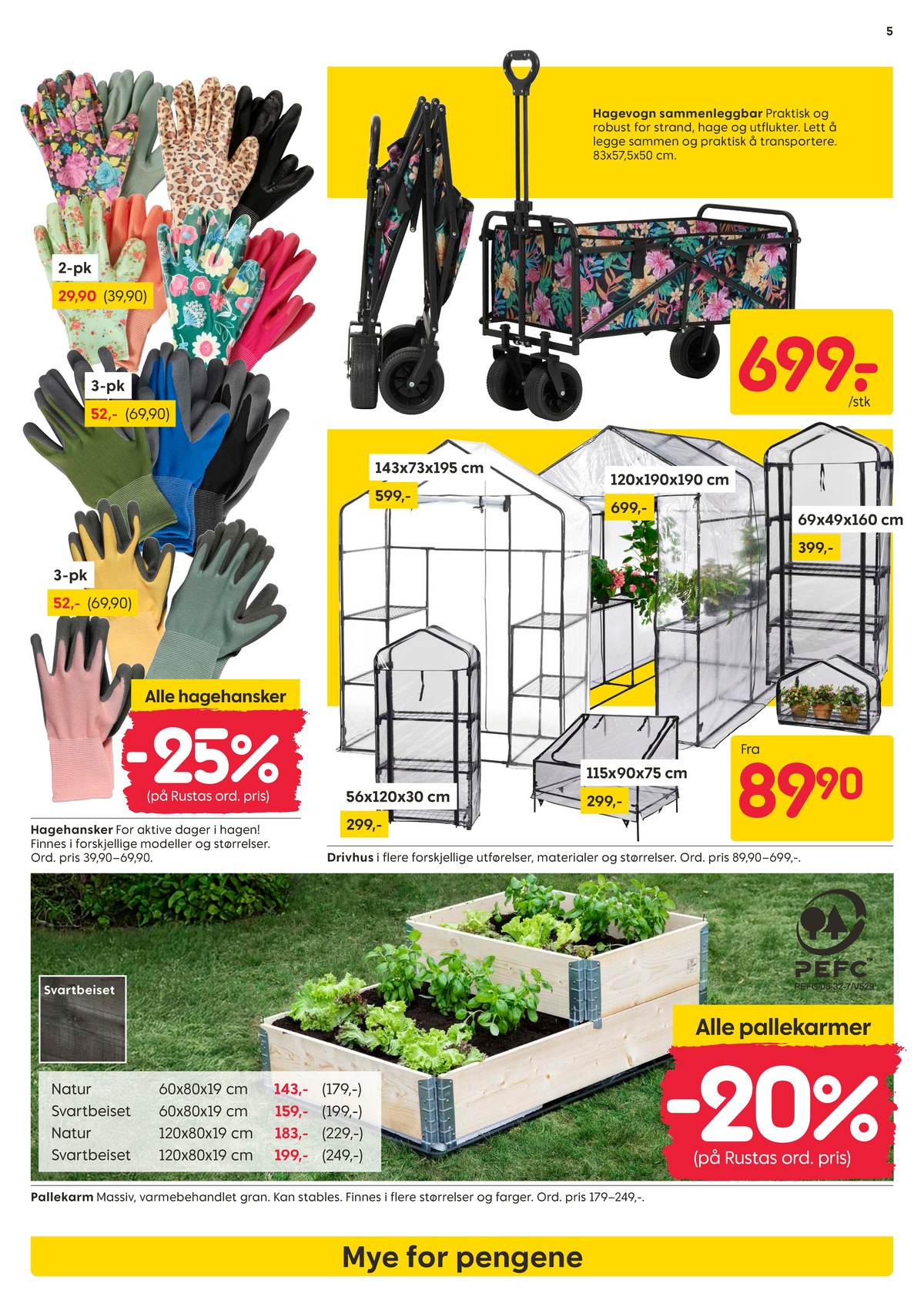 Se Rusta kundeavis for uke 15 på Tilbudsuken.no. Se gode tilbud på mange varer, f.eks. hagehansker ukjent eller hagehansker ukjent. Les kundeavisen her! Side 5