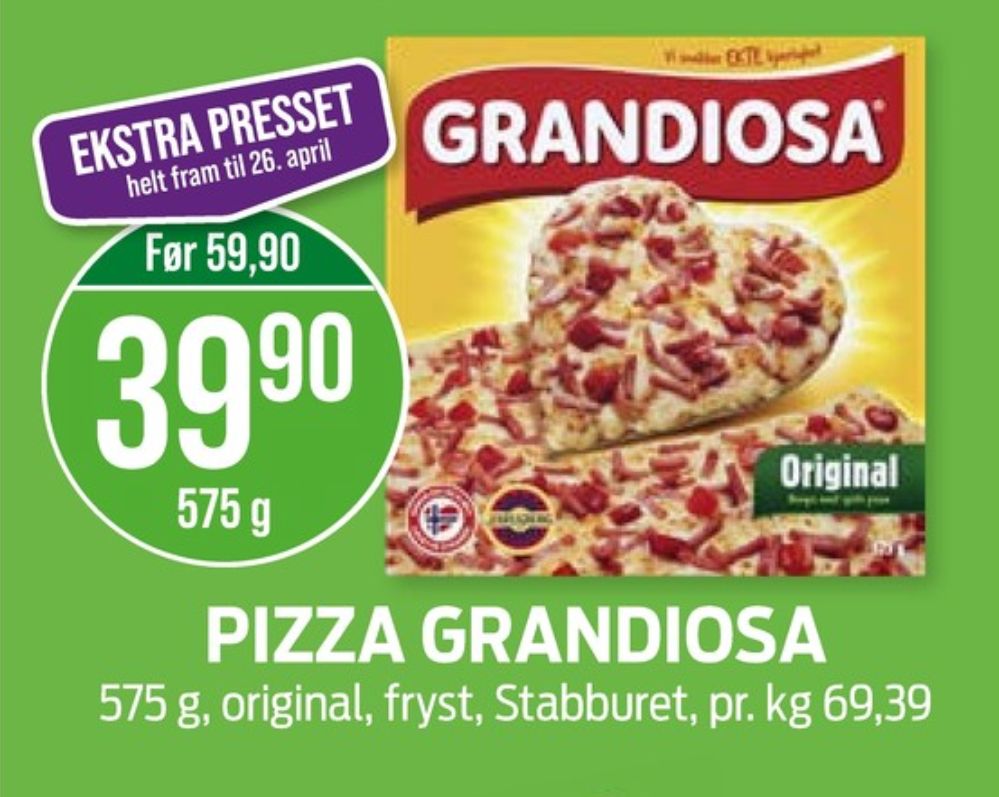 Grandiosa, Original Pizza