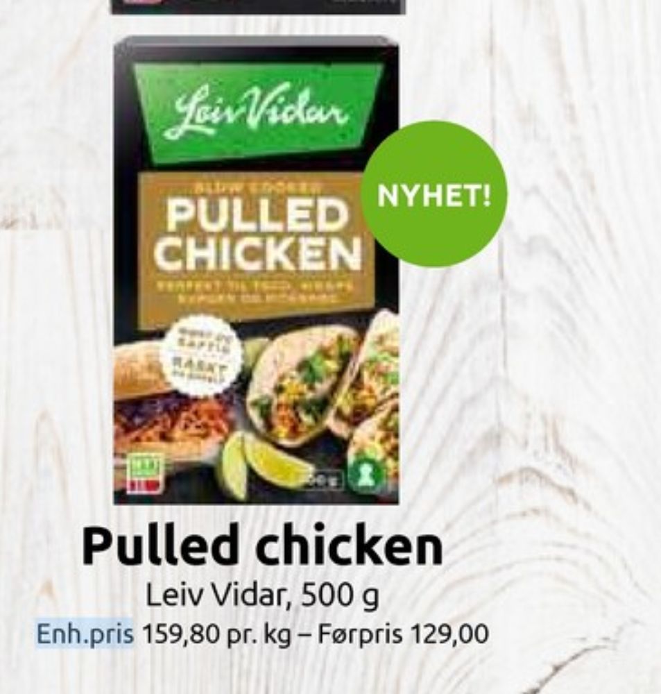 Leiv Vidar, Pulled Chicken