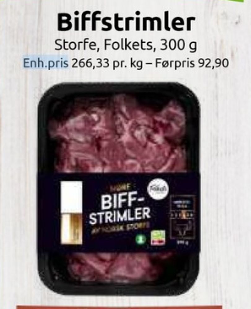 Folkets, Biffstrimler