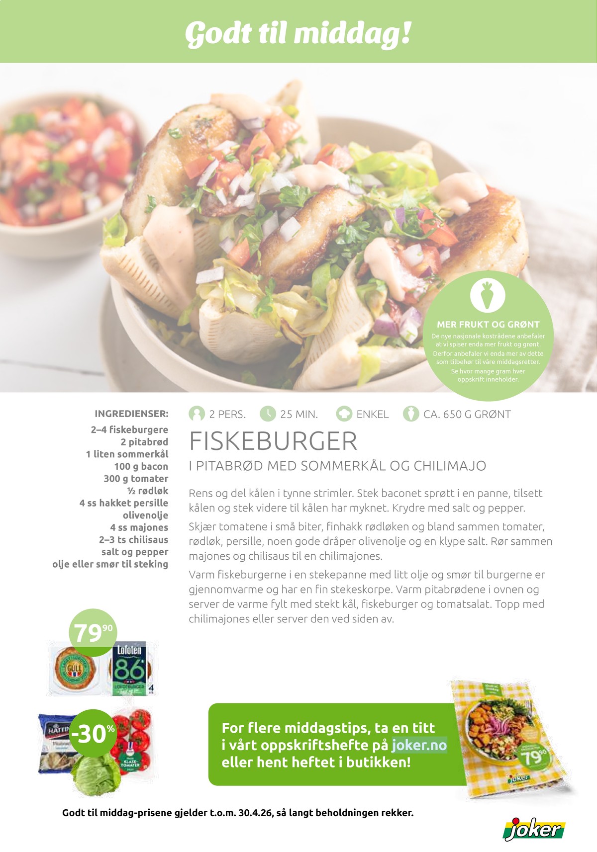 Se Joker kundeavis for uge 15 på Tilbudsuken.no. Se gode tilbud på mange varer. Les kundeavisen her! Side 18