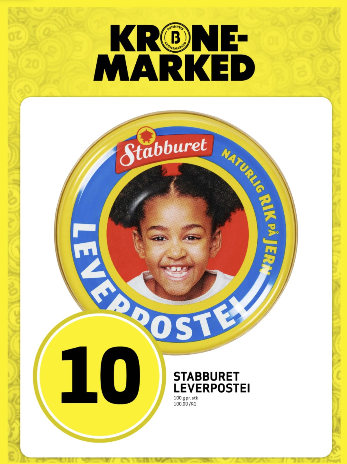 Se Bunnpris kundeavis for uke 15 på Tilbudsuken.no. Se gode tilbud på mange varer, f.eks. leverpostei stabburet eller andre varer. Les kundeavisen her! Side 11