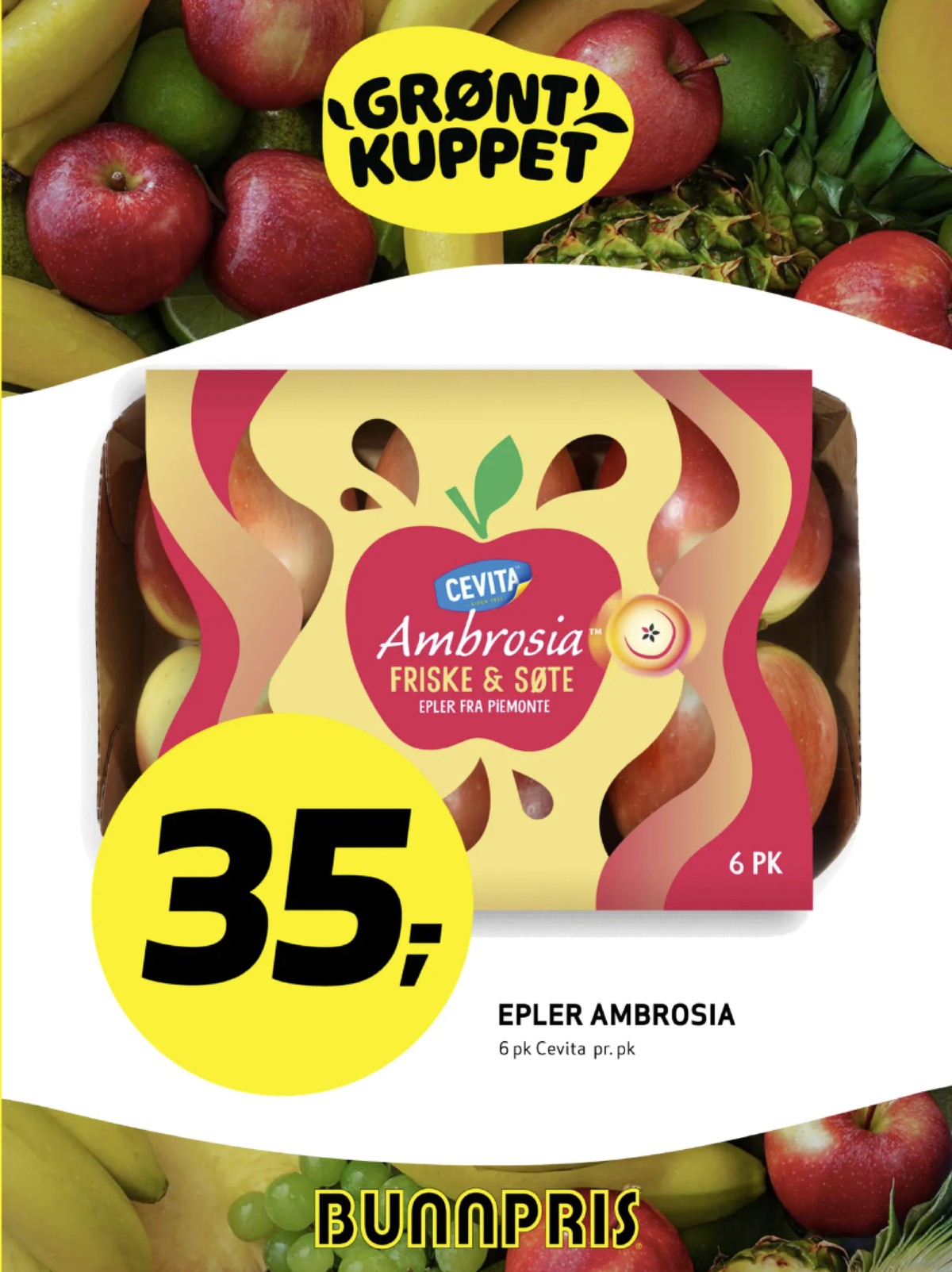 Se Bunnpris kundeavis for uke 15 på Tilbudsuken.no. Se gode tilbud på mange varer, f.eks. epler cevita eller andre varer. Les kundeavisen her! Side 13