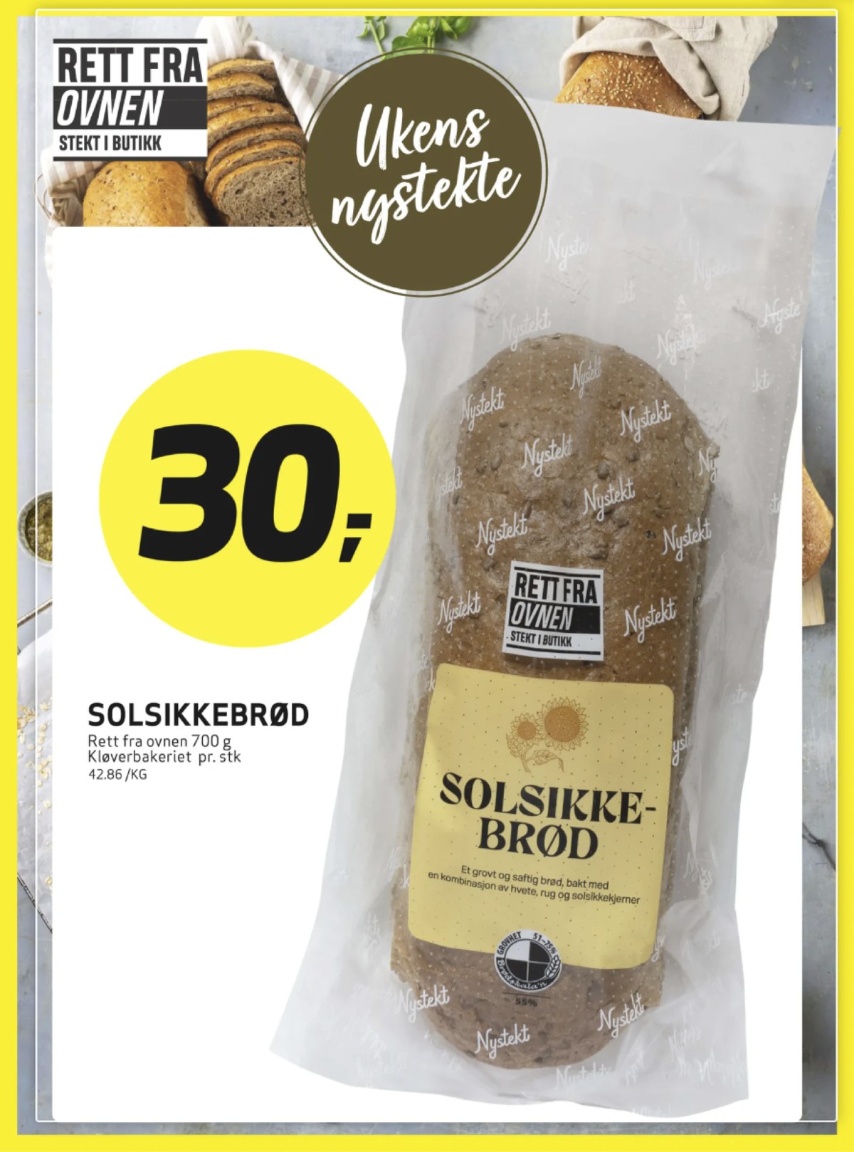 Se Bunnpris kundeavis for uke 15 på Tilbudsuken.no. Se gode tilbud på mange varer, f.eks. solsikkebrød kløverbakeriet eller andre varer. Les kundeavisen her! Side 16
