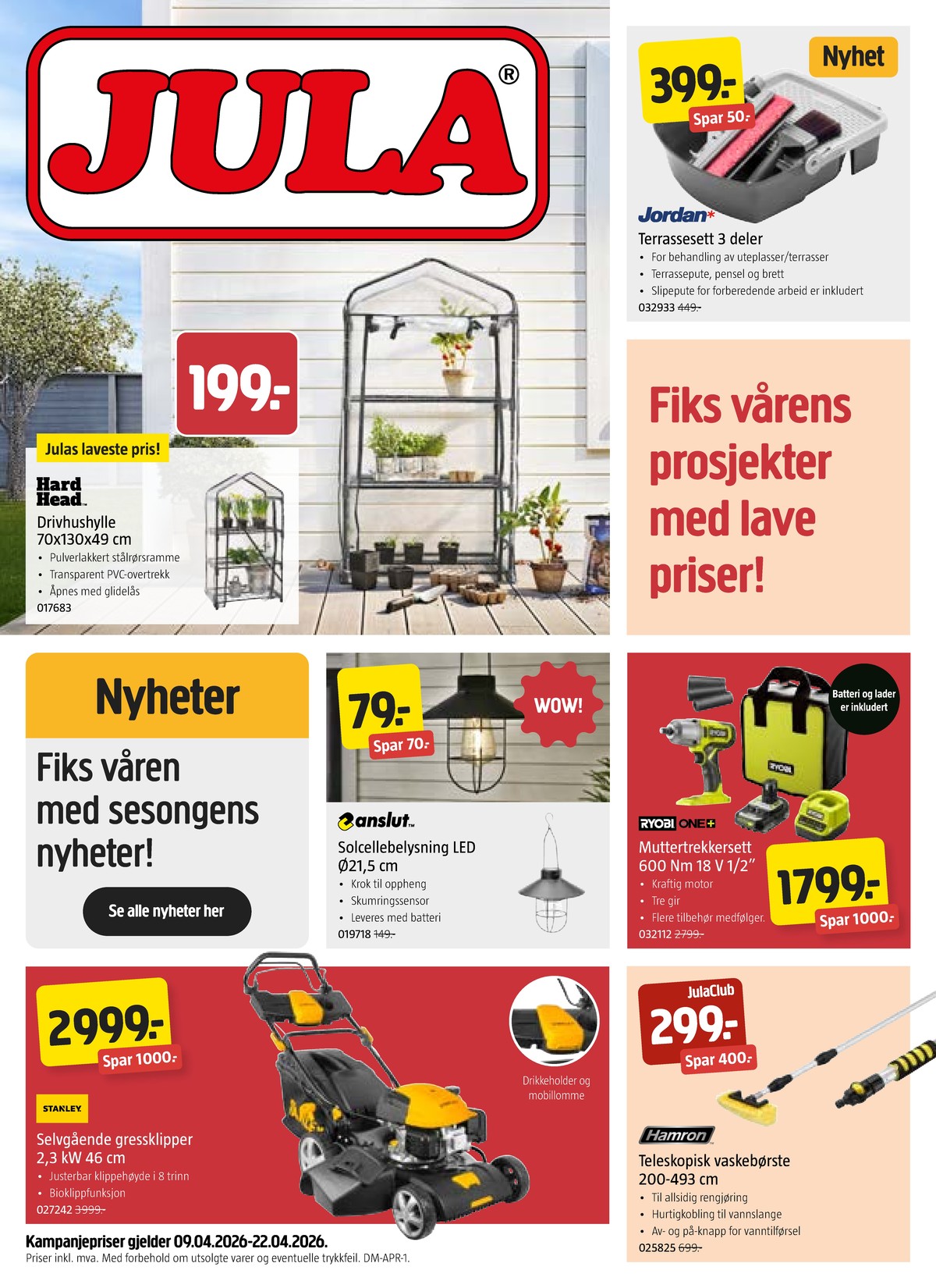 Se Jula kundeavis for uge 15 på Tilbudsuken.no. Se gode tilbud på mange varer. Les kundeavisen her! Side 1