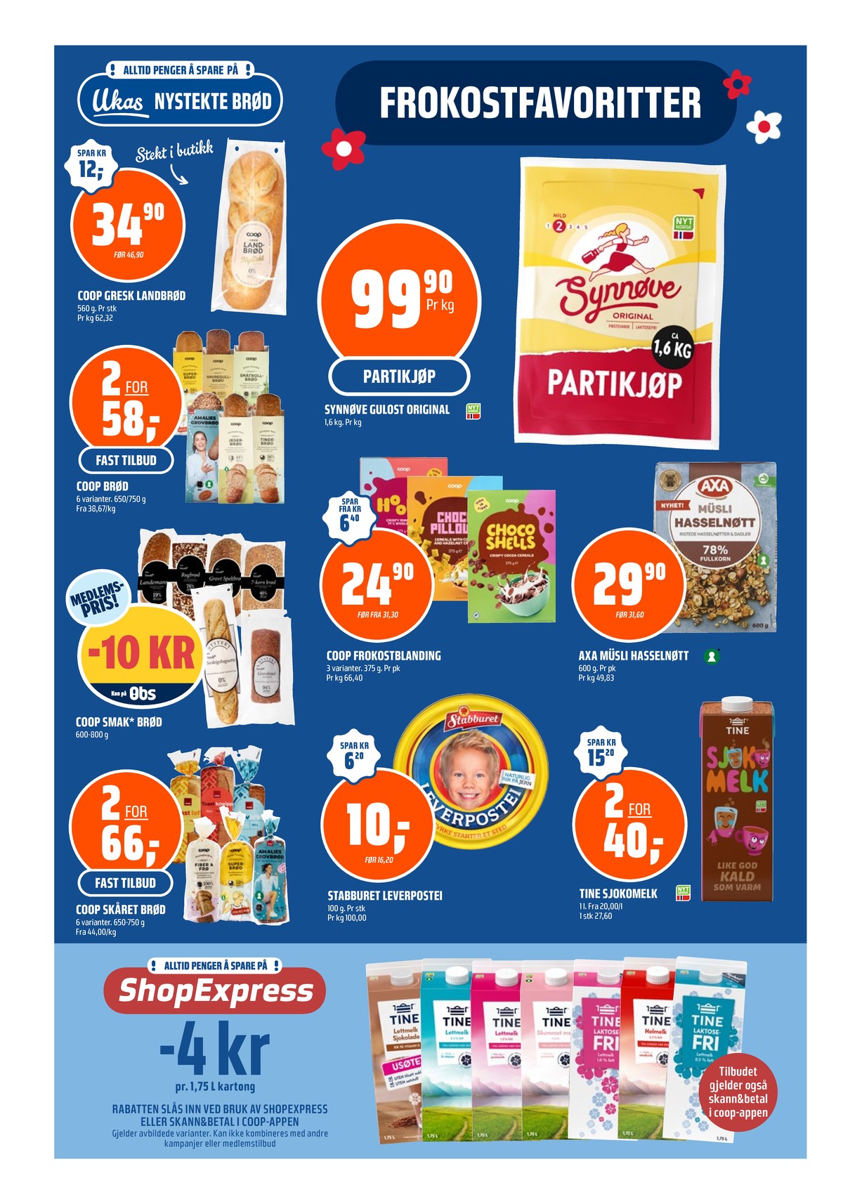 Se Coop Obs kundeavis for uge 15 på Tilbudsuken.no. Se gode tilbud på mange varer. Les kundeavisen her! Side 4