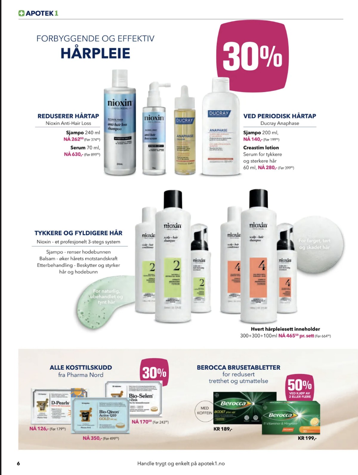 Se Apotek 1 kundeavis for uge 15 på Tilbudsuken.no. Se gode tilbud på mange varer. Les kundeavisen her! Side 6