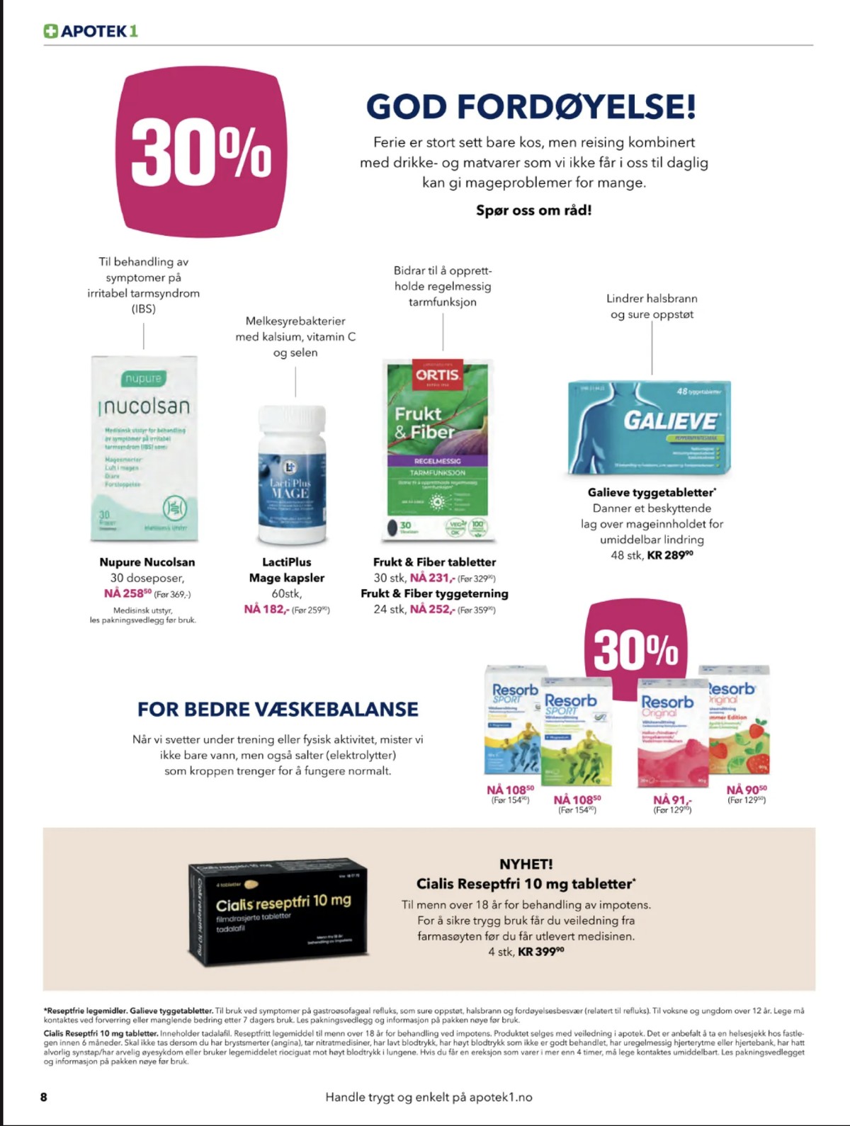 Se Apotek 1 kundeavis for uge 15 på Tilbudsuken.no. Se gode tilbud på mange varer. Les kundeavisen her! Side 8