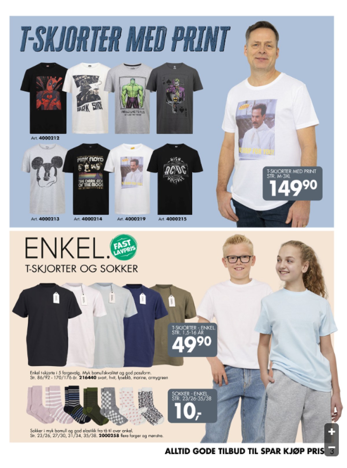 Se Sparkjøp kundeavis for uge 16 på Tilbudsuken.no. Se gode tilbud på mange varer. Les kundeavisen her! Side 3