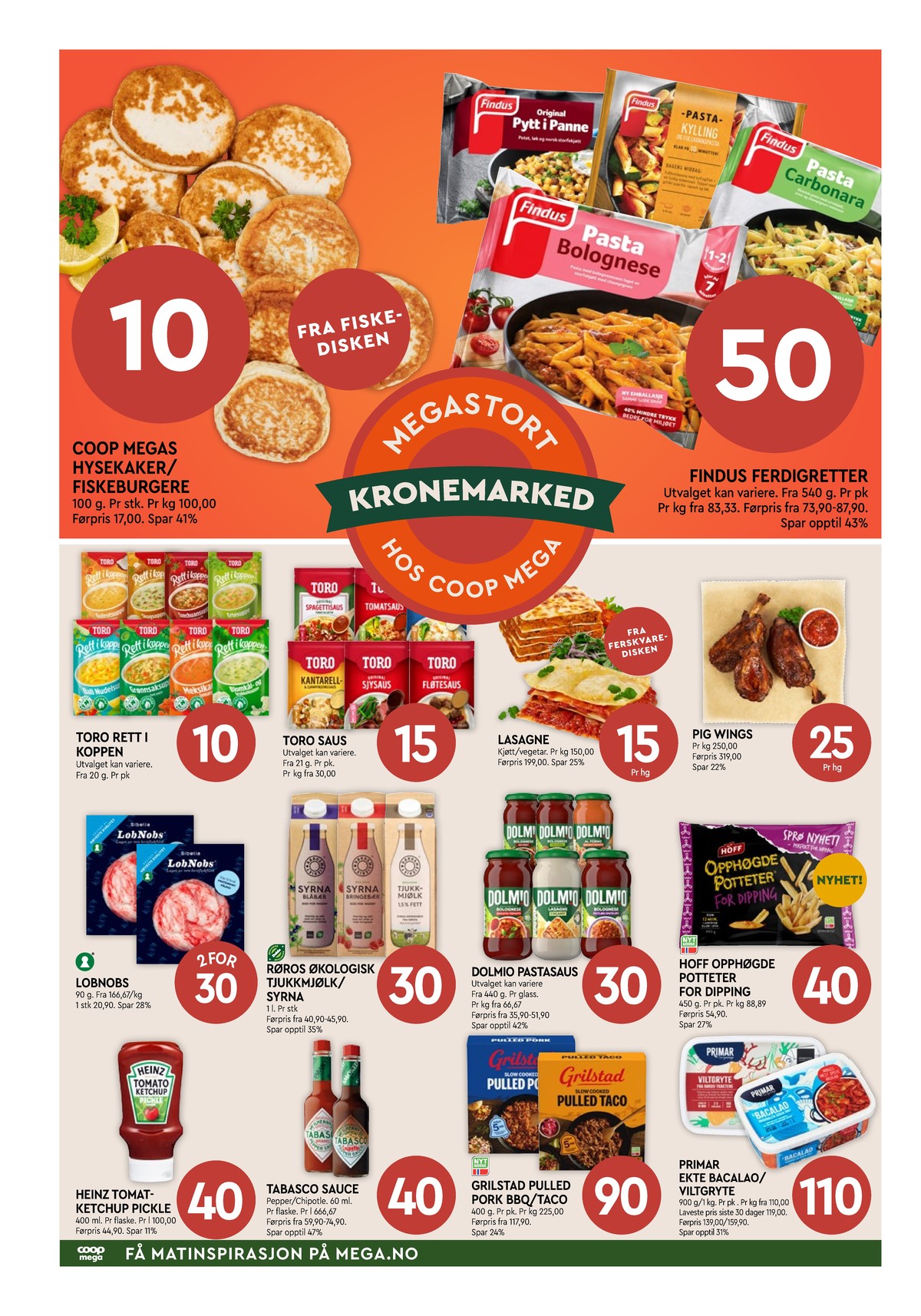 Se Coop Mega kundeavis for uge 16 på Tilbudsuken.no. Se gode tilbud på mange varer. Les kundeavisen her! Side 2