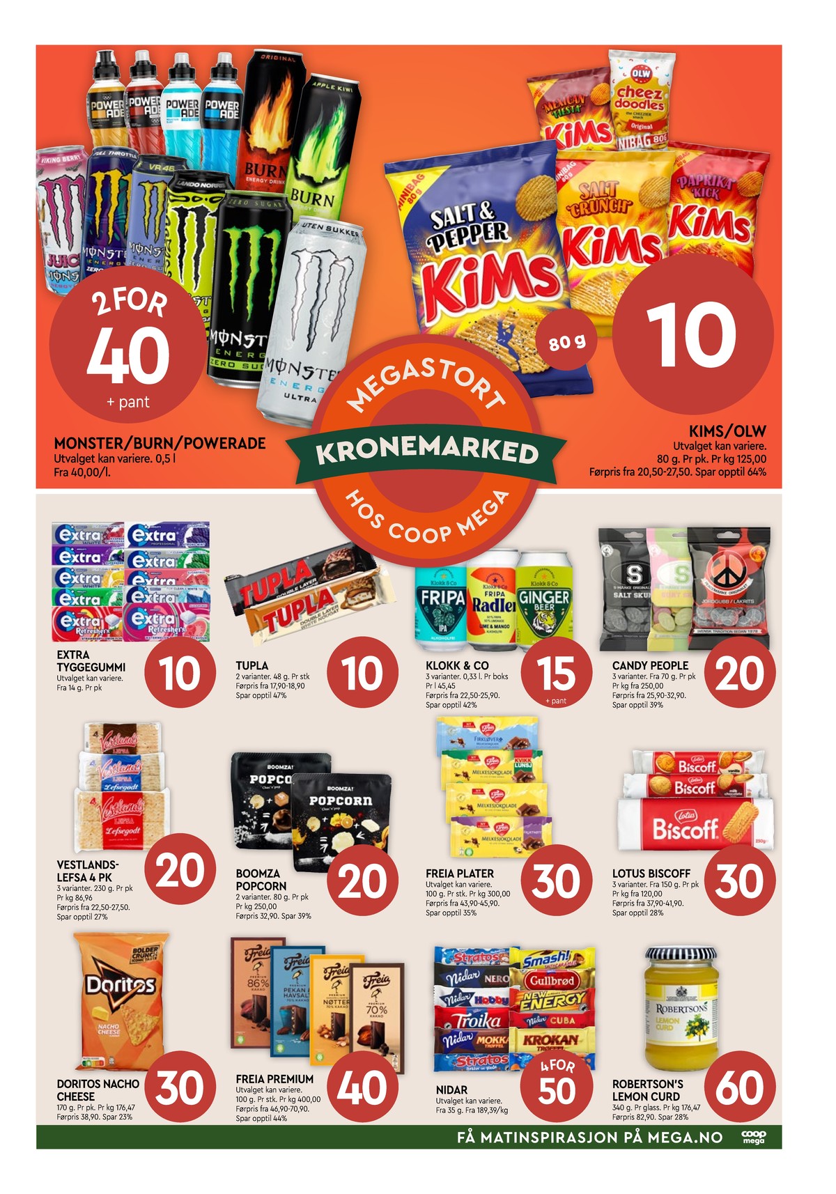 Se Coop Mega kundeavis for uge 16 på Tilbudsuken.no. Se gode tilbud på mange varer. Les kundeavisen her! Side 5