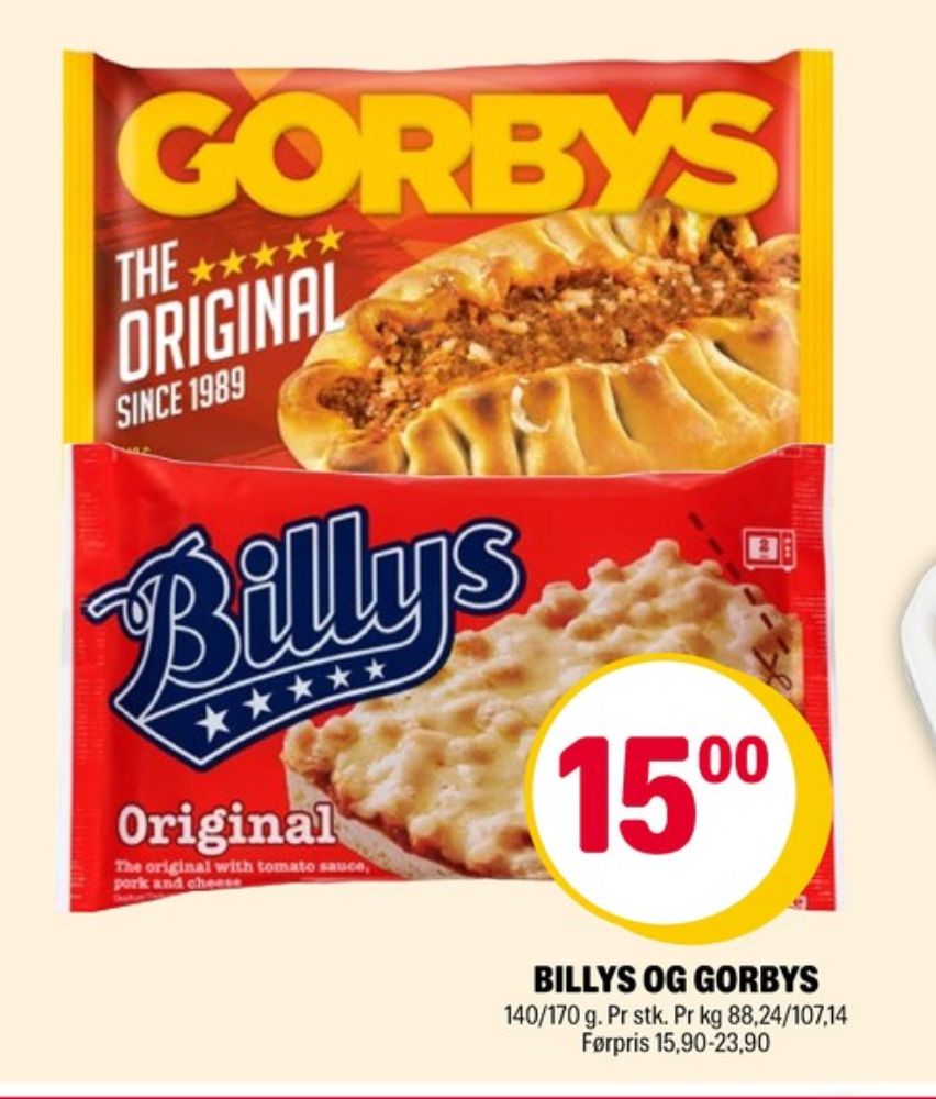 Billys, Pan Pizza Original