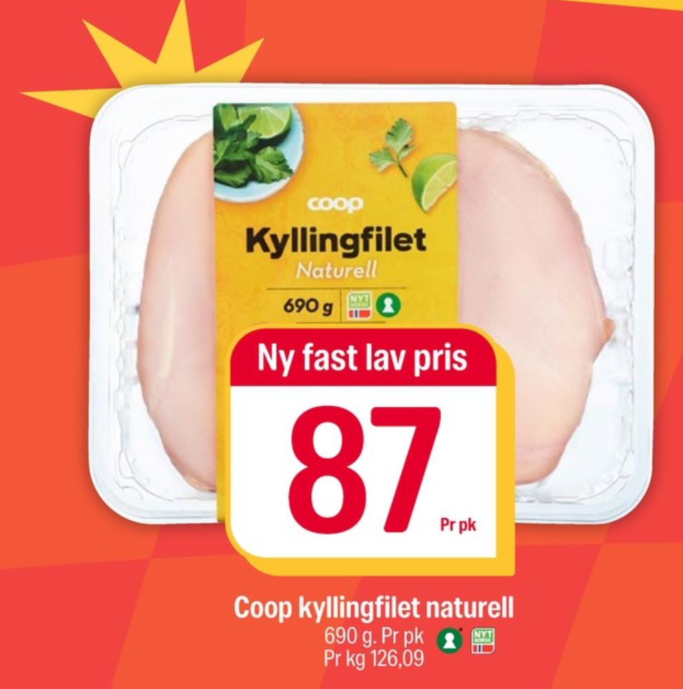 Coop, Kyllingfilet