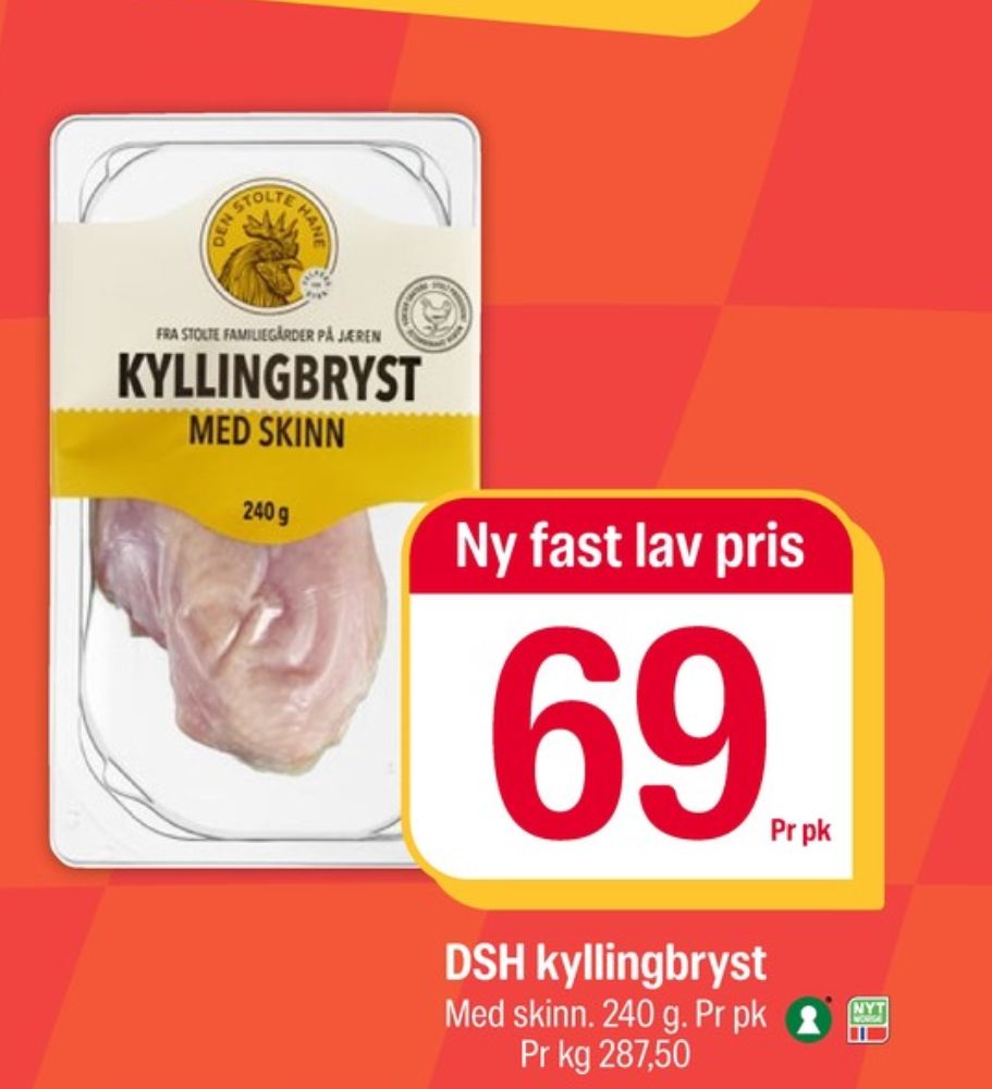 Den stolte hane, Kyllingbryst