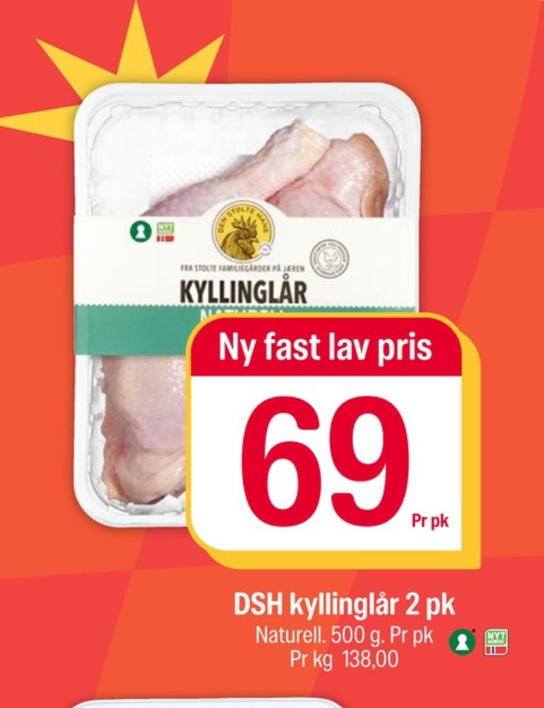 Den stolte hane, Kyllinglår