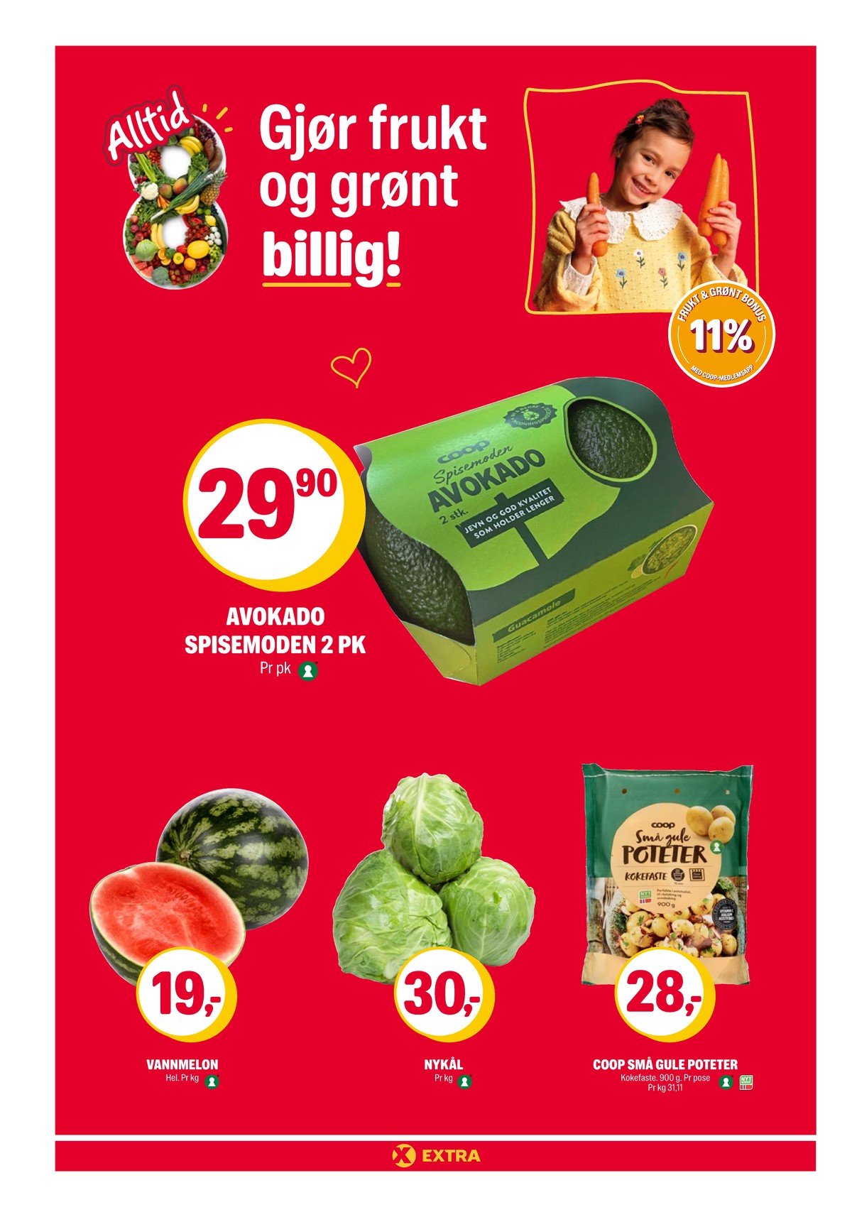 Se Coop Extra kundeavis for uge 16 på Tilbudsuken.no. Se gode tilbud på mange varer. Les kundeavisen her! Side 8