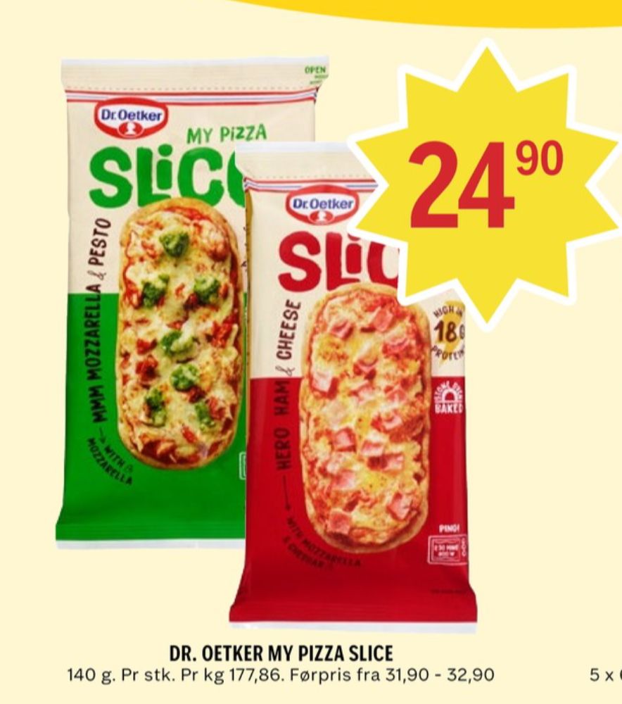 Dr Oetker, Slice Mozzarella & Pesto 