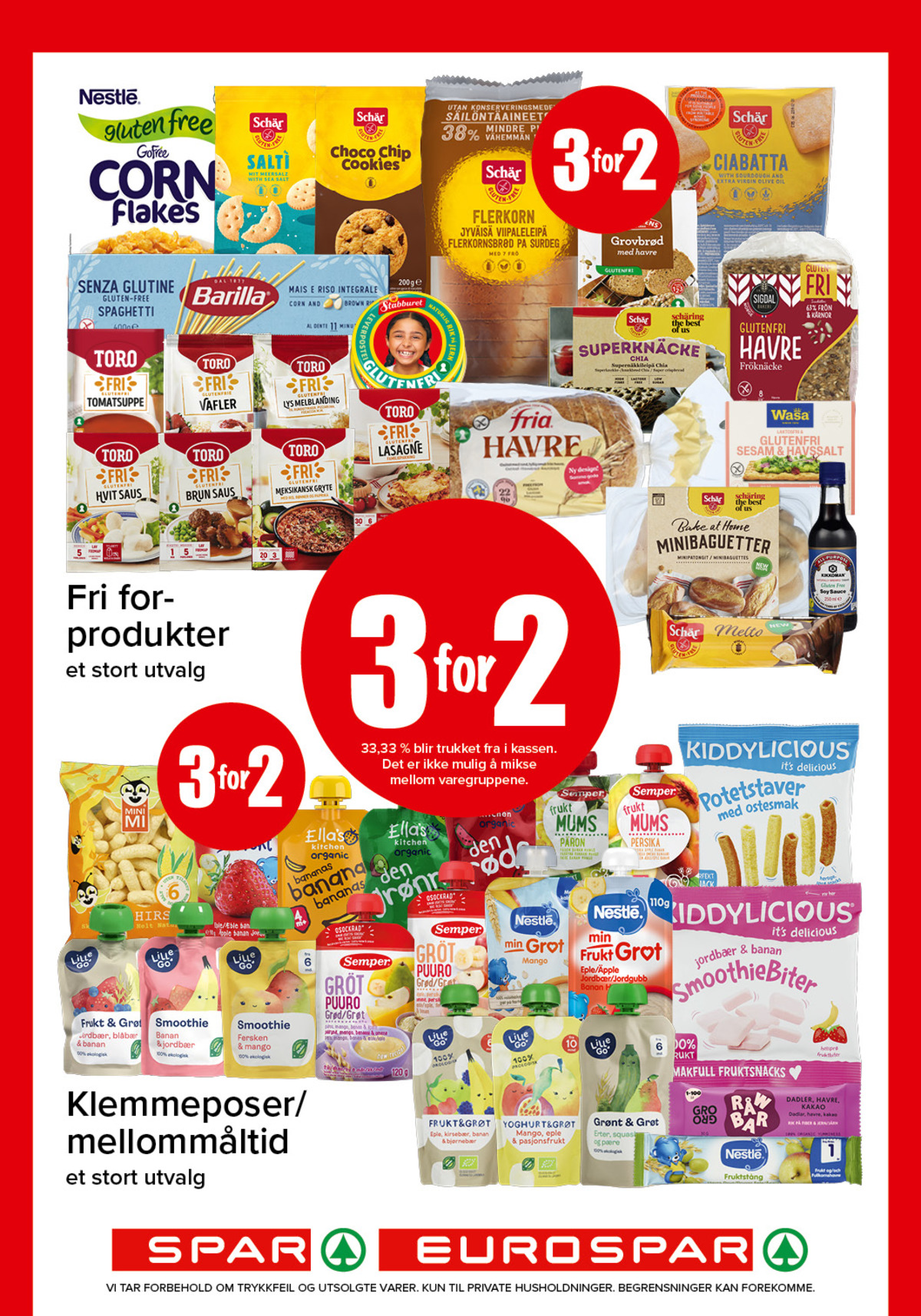 Se Spar - Eurospar kundeavis for uke 16 på Tilbudsuken.no. Se gode tilbud på mange varer, f.eks. sesam & havsalt knekkebrød wasa eller vaffelmix toro. Les kundeavisen her! Side 14