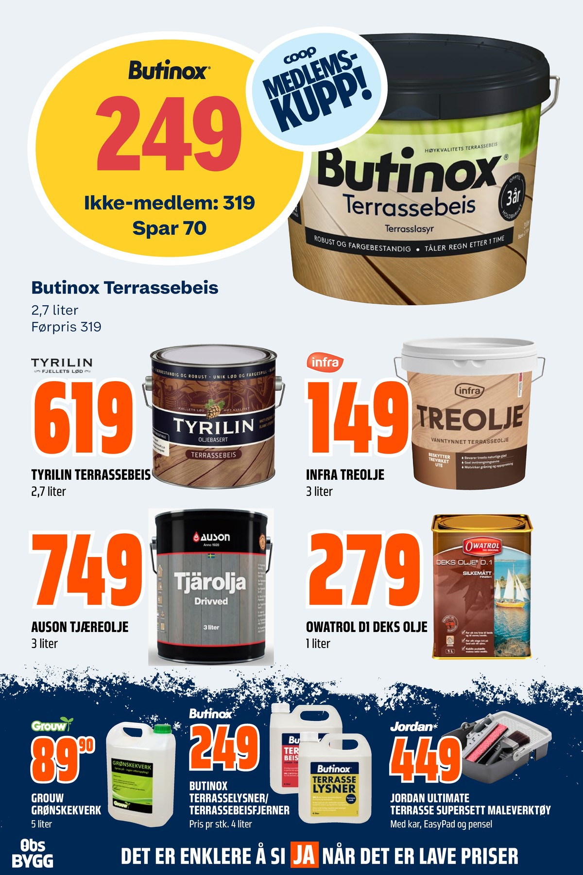 Se Coop Obs Bygg kundeavis for uge 16 på Tilbudsuken.no. Se gode tilbud på mange varer. Les kundeavisen her! Side 5