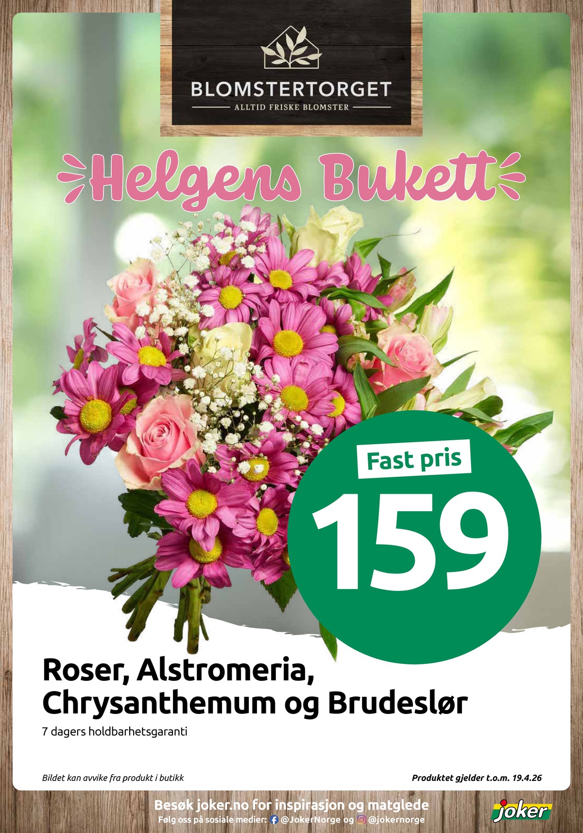 Se Joker kundeavis for uge 16 på Tilbudsuken.no. Se gode tilbud på mange varer. Les kundeavisen her! Side 14