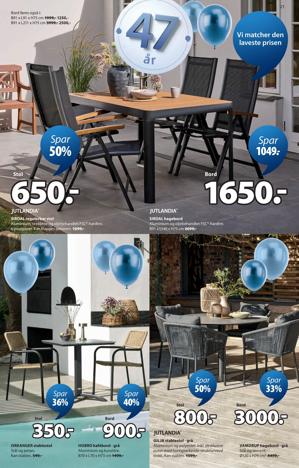 Se JYSK kundeavis for uge 16 på Tilbudsuken.no. Se gode tilbud på mange varer. Les kundeavisen her! Side 22