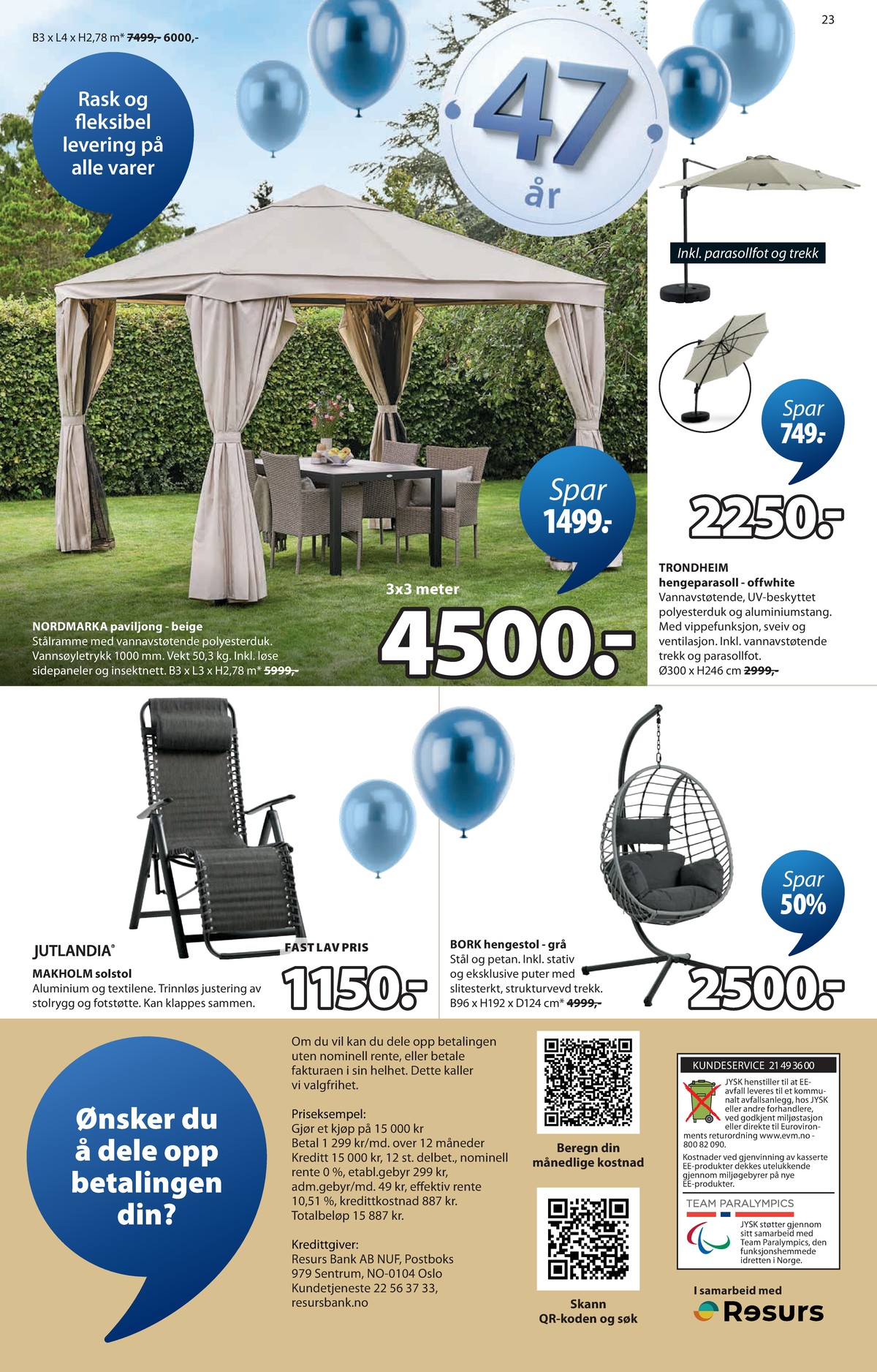 Se JYSK kundeavis for uge 16 på Tilbudsuken.no. Se gode tilbud på mange varer. Les kundeavisen her! Side 24