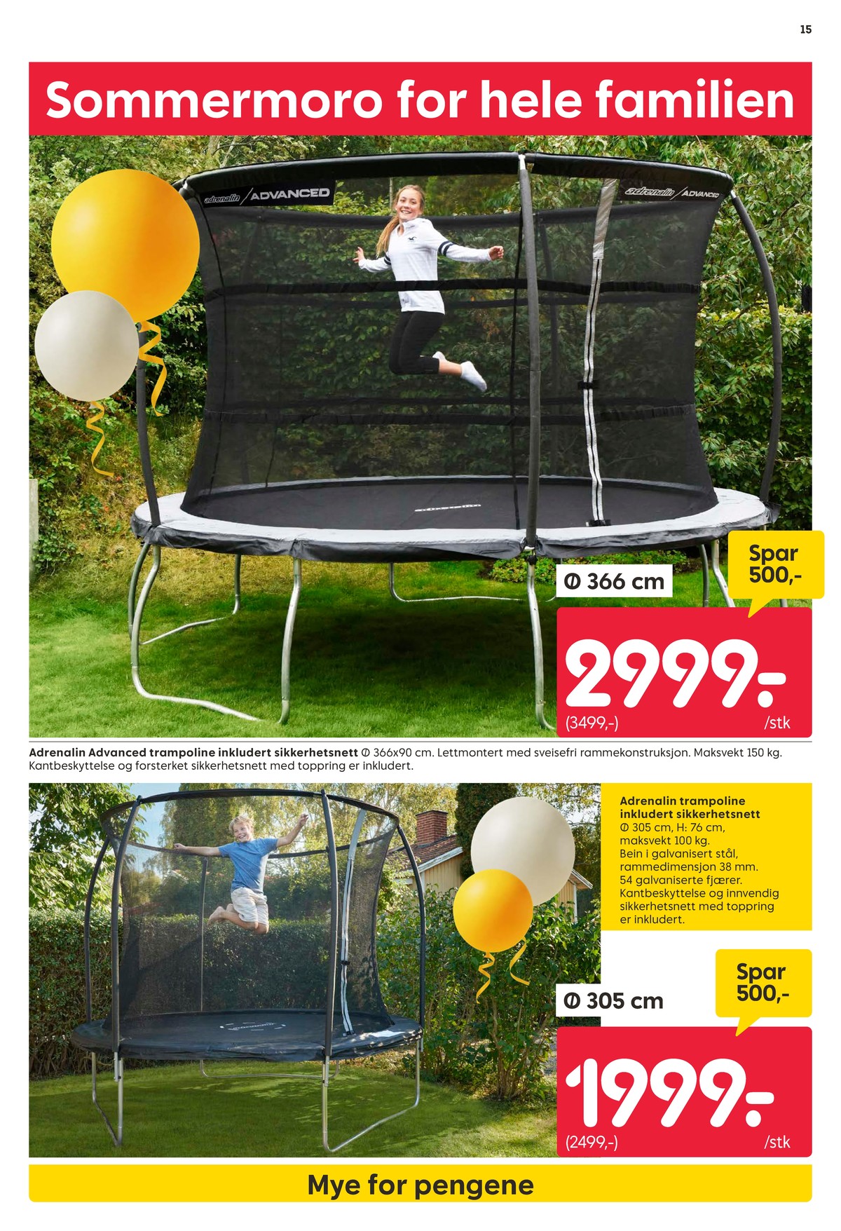 Se Rusta kundeavis for uke 16 på Tilbudsuken.no. Se gode tilbud på mange varer, f.eks. trampoline adrenalin advanced eller trampoline adrenalin advanced. Les kundeavisen her! Side 15
