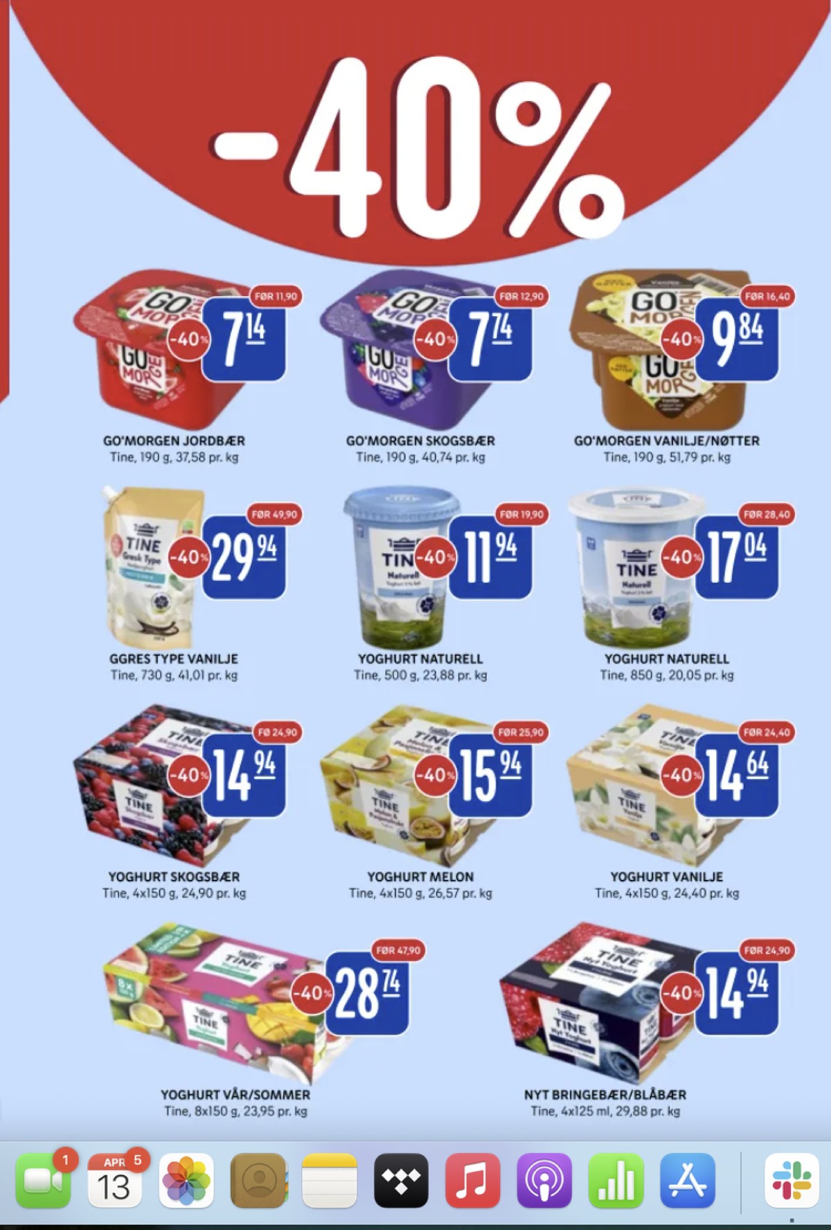 Se Rema 1000 kundeavis for uke 16 på Tilbudsuken.no. Se gode tilbud på mange varer, f.eks. jordbær yoghurt go morgen eller skogsbær yoghurt go morgen. Les kundeavisen her! Side 5