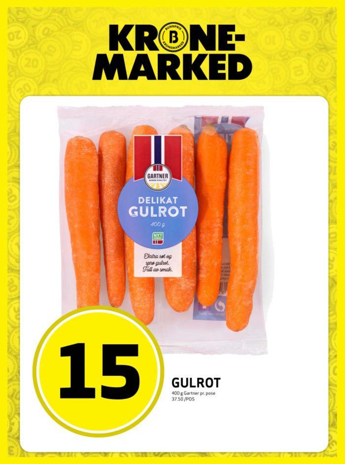 Se Bunnpris kundeavis for uke 16 på Tilbudsuken.no. Se gode tilbud på mange varer, f.eks. gulrøtter gartner eller andre varer. Les kundeavisen her! Side 3