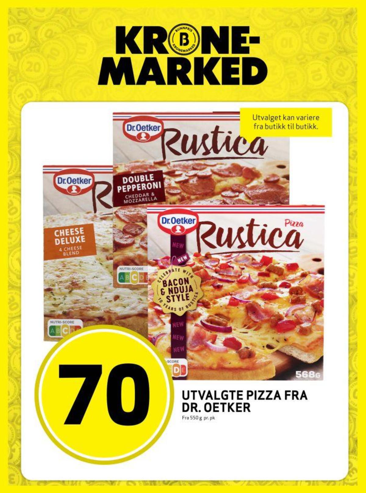 Se Bunnpris kundeavis for uke 16 på Tilbudsuken.no. Se gode tilbud på mange varer, f.eks. pizza bacon nduja style  rustica eller double pepperoni rustica. Les kundeavisen her! Side 6