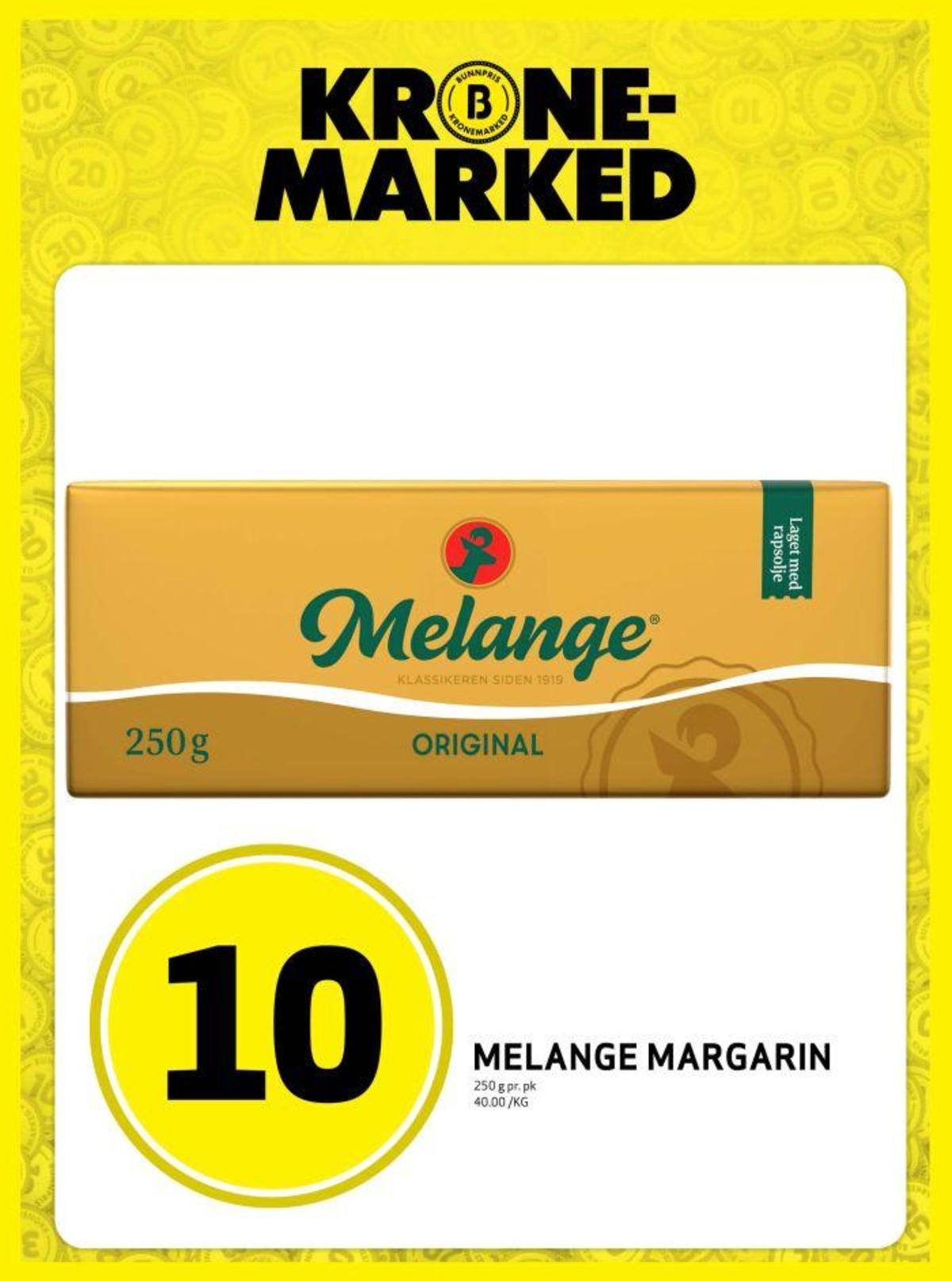 Se Bunnpris kundeavis for uke 16 på Tilbudsuken.no. Se gode tilbud på mange varer, f.eks. original margarin melange eller andre varer. Les kundeavisen her! Side 9