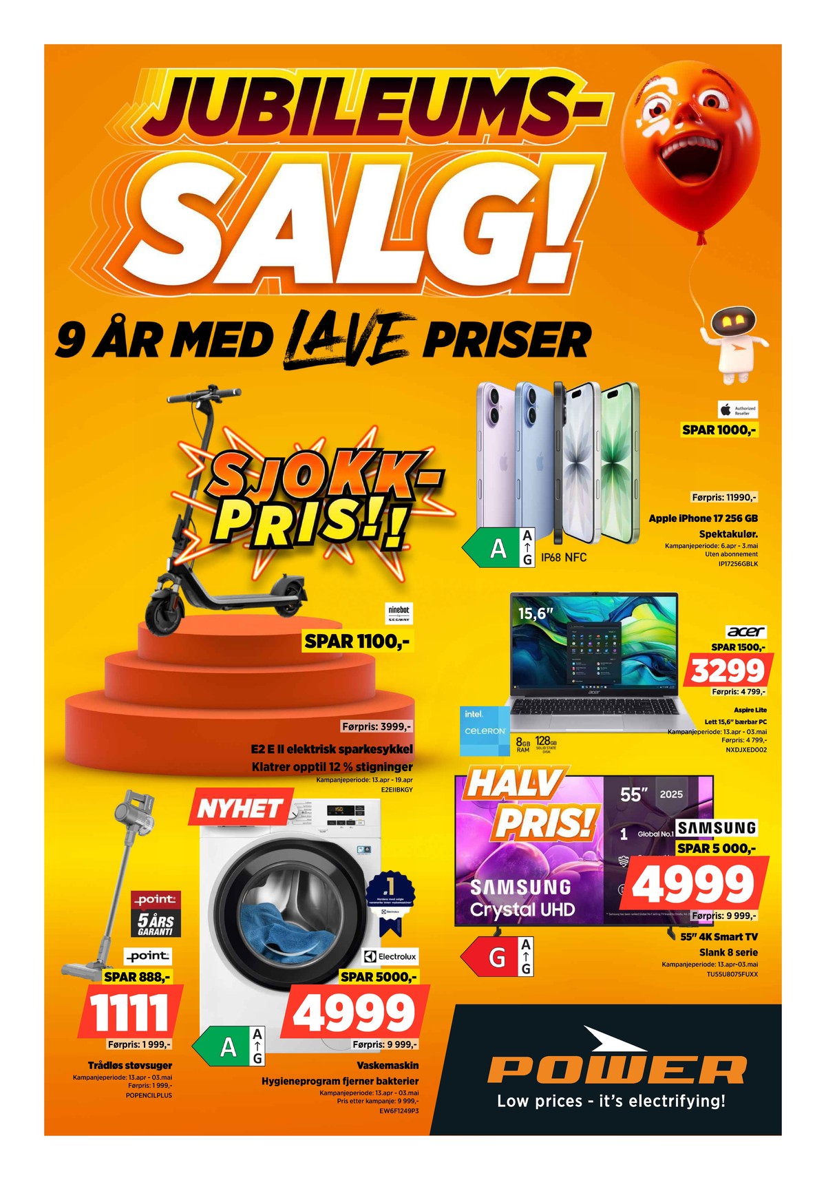 Se Power kundeavis for uge 16 på Tilbudsuken.no. Se gode tilbud på mange varer. Les kundeavisen her! Side 1