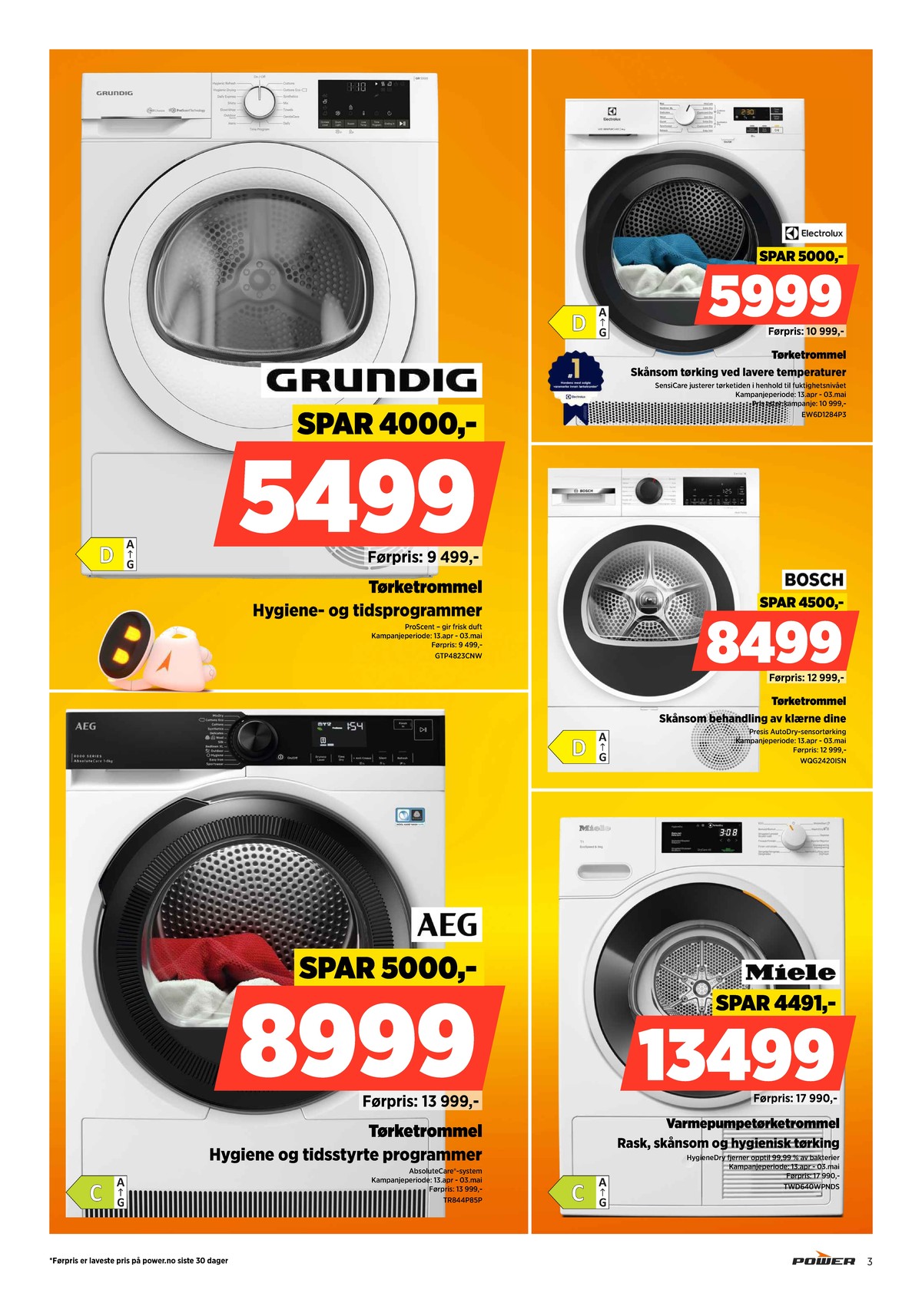 Se Power kundeavis for uge 16 på Tilbudsuken.no. Se gode tilbud på mange varer. Les kundeavisen her! Side 3