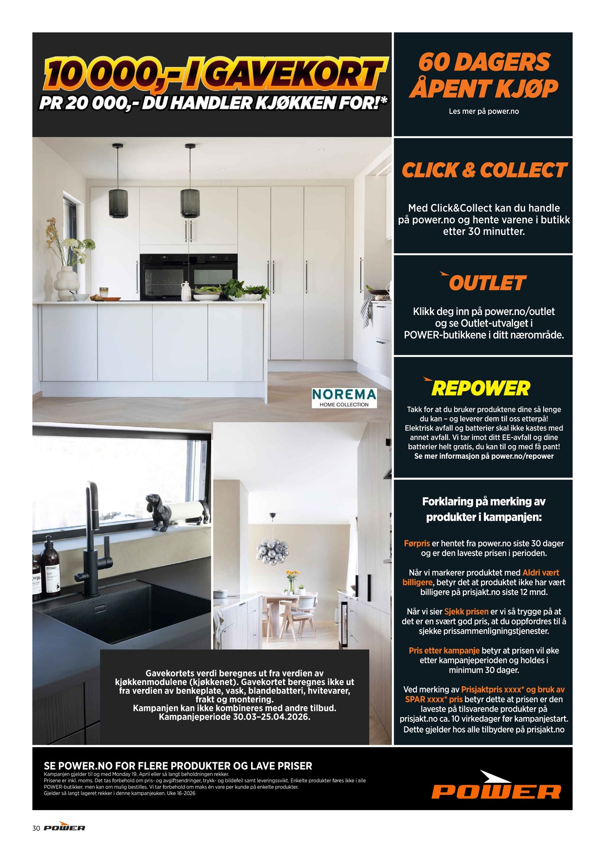 Se Power kundeavis for uge 16 på Tilbudsuken.no. Se gode tilbud på mange varer. Les kundeavisen her! Side 30