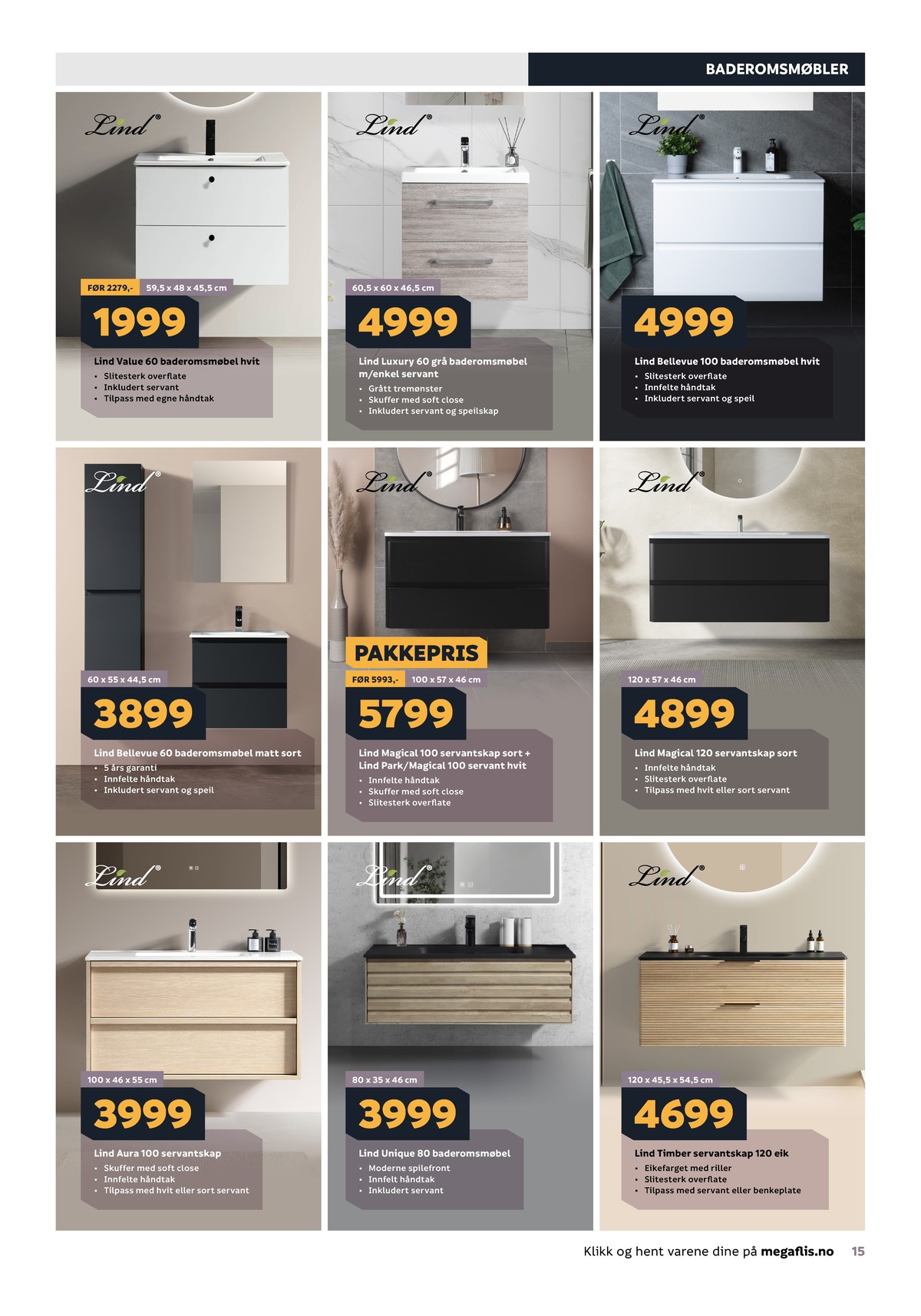 Se Megaflis kundeavis for uge 16 på Tilbudsuken.no. Se gode tilbud på mange varer. Les kundeavisen her! Side 15