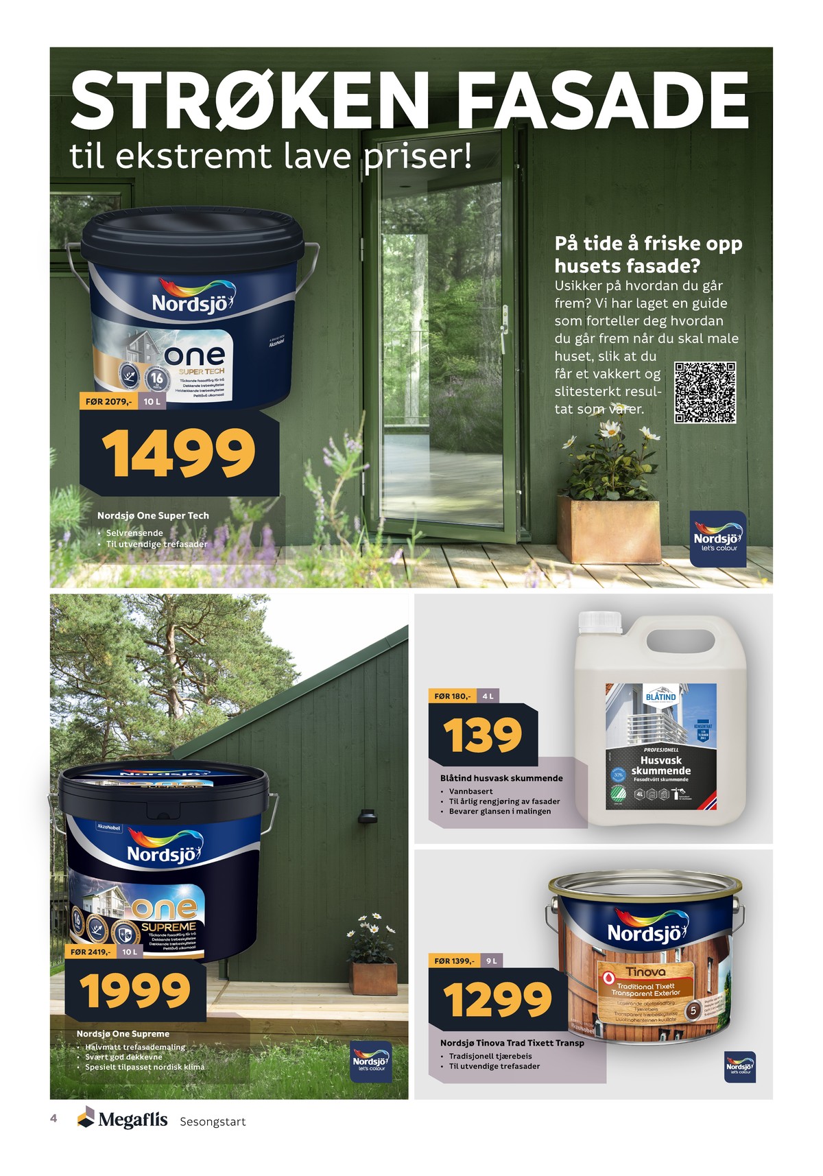 Se Megaflis kundeavis for uge 16 på Tilbudsuken.no. Se gode tilbud på mange varer. Les kundeavisen her! Side 4