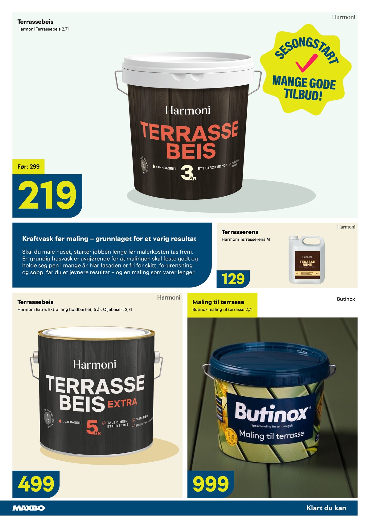 Se Maxbo kundeavis for uge 17 på Tilbudsuken.no. Se gode tilbud på mange varer. Les kundeavisen her! Side 3