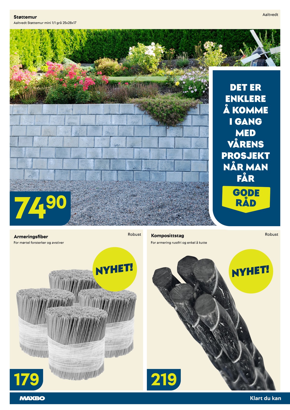 Se Maxbo kundeavis for uge 17 på Tilbudsuken.no. Se gode tilbud på mange varer. Les kundeavisen her! Side 28