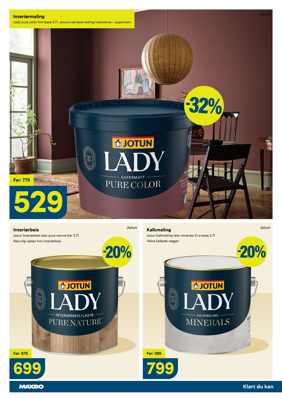 Se Maxbo kundeavis for uge 17 på Tilbudsuken.no. Se gode tilbud på mange varer. Les kundeavisen her! Side 4